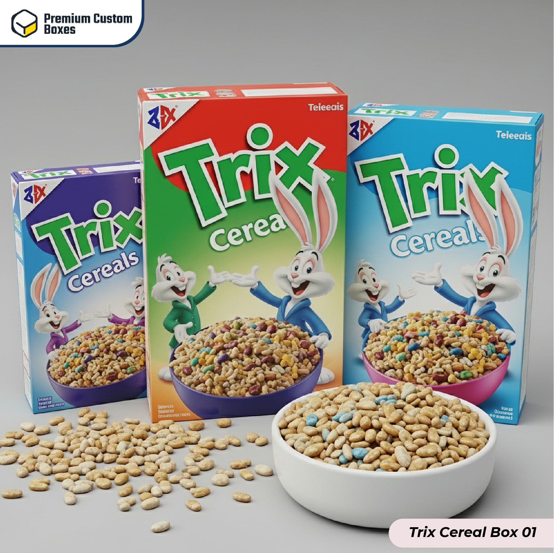 Custom Trix Cereal Boxes