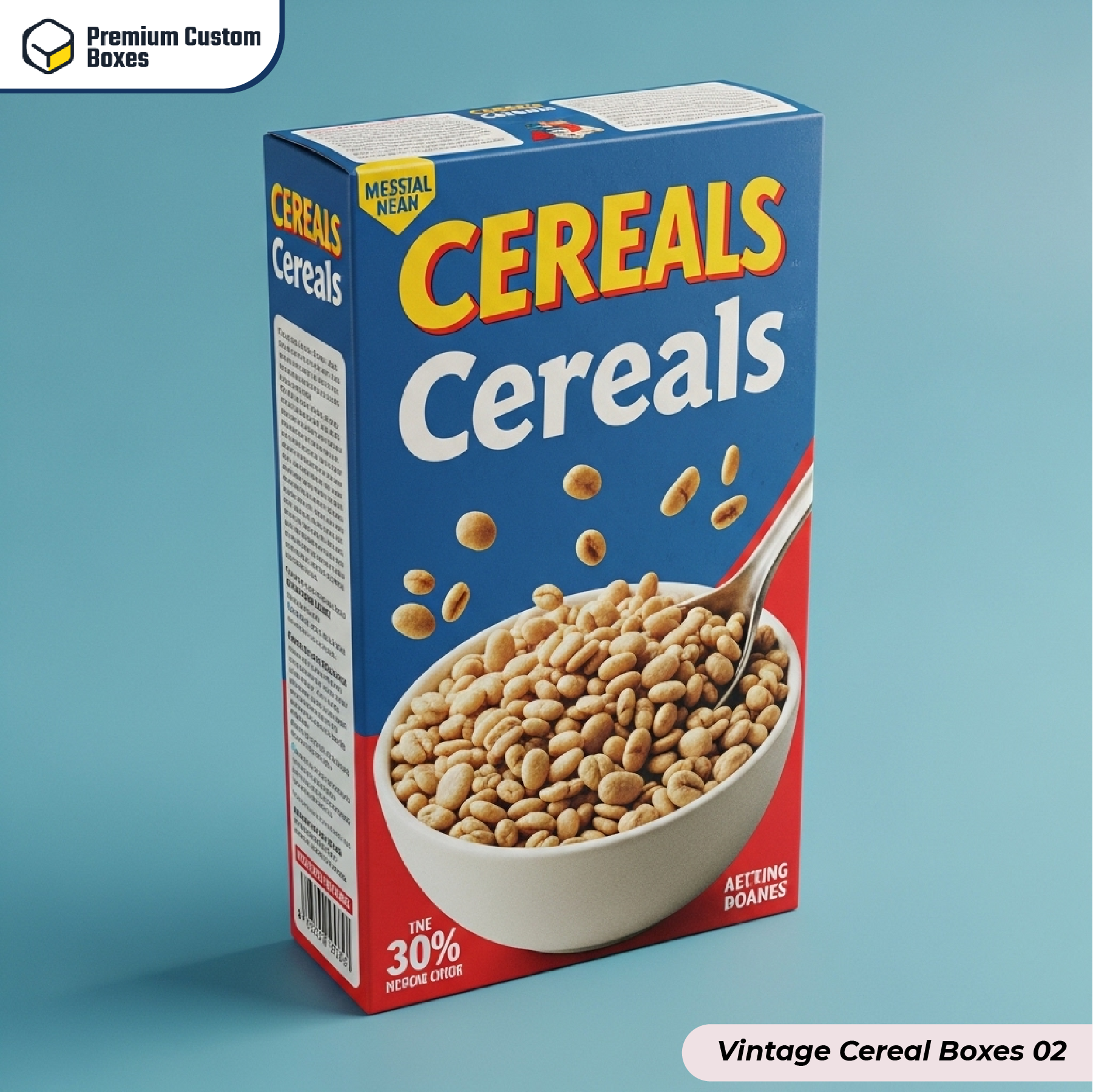 Custom Vintage Cereal Boxes