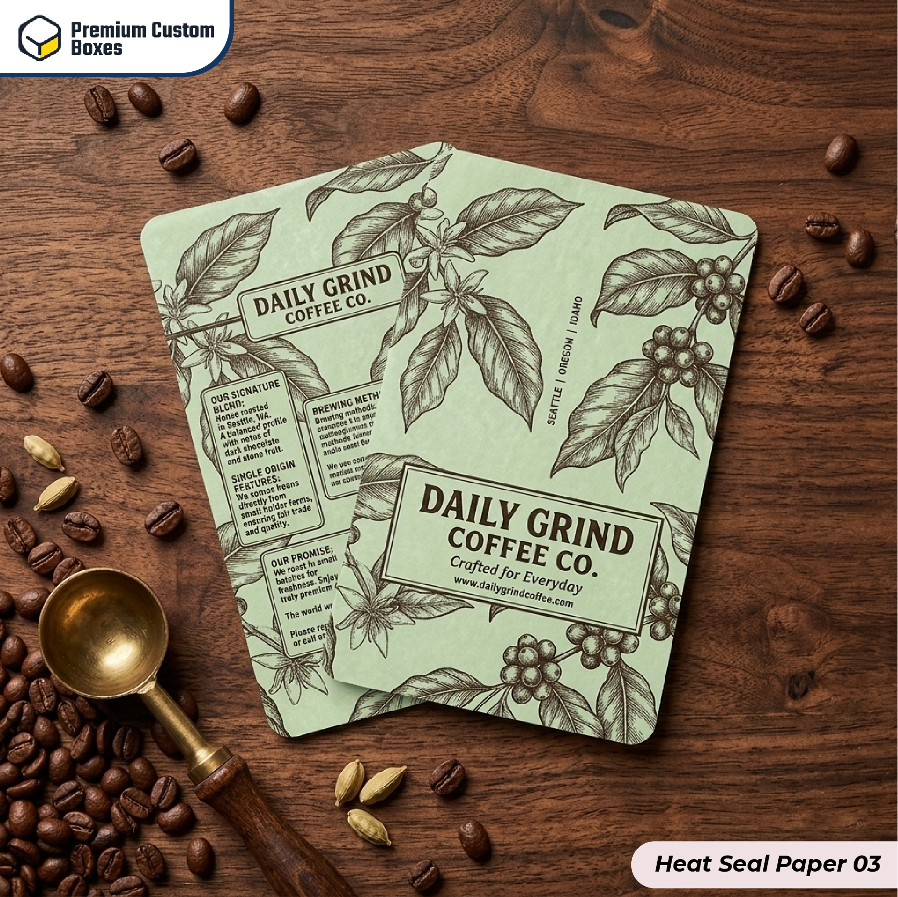 Custom Heat Seal Paper