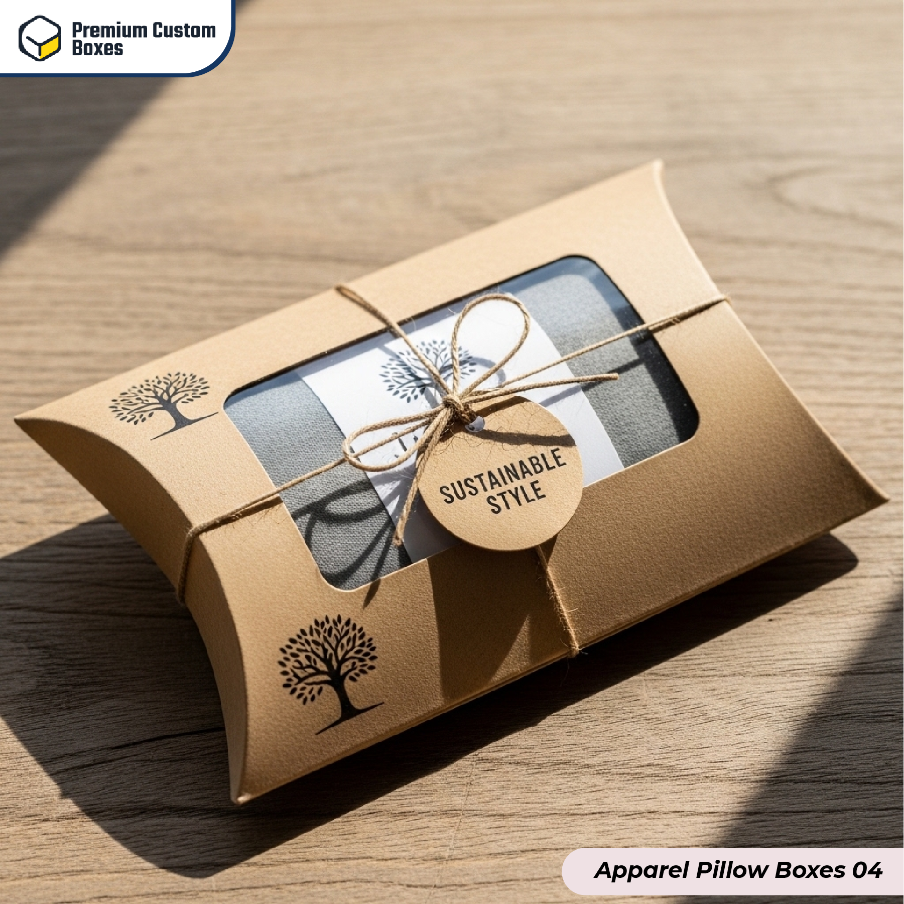 Custom Apparel Pillow Boxes​