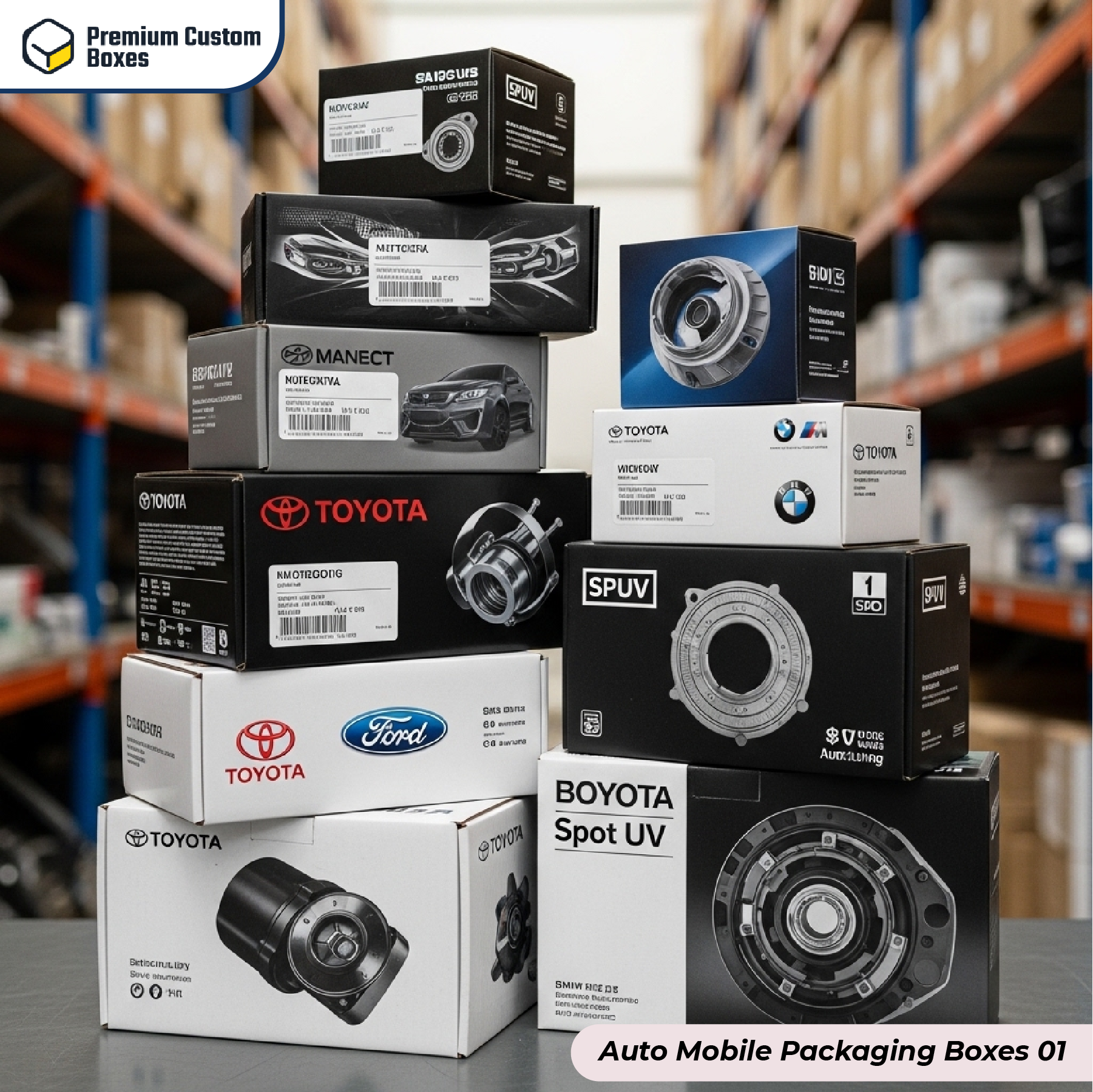 Auto Mobile Packaging Boxes