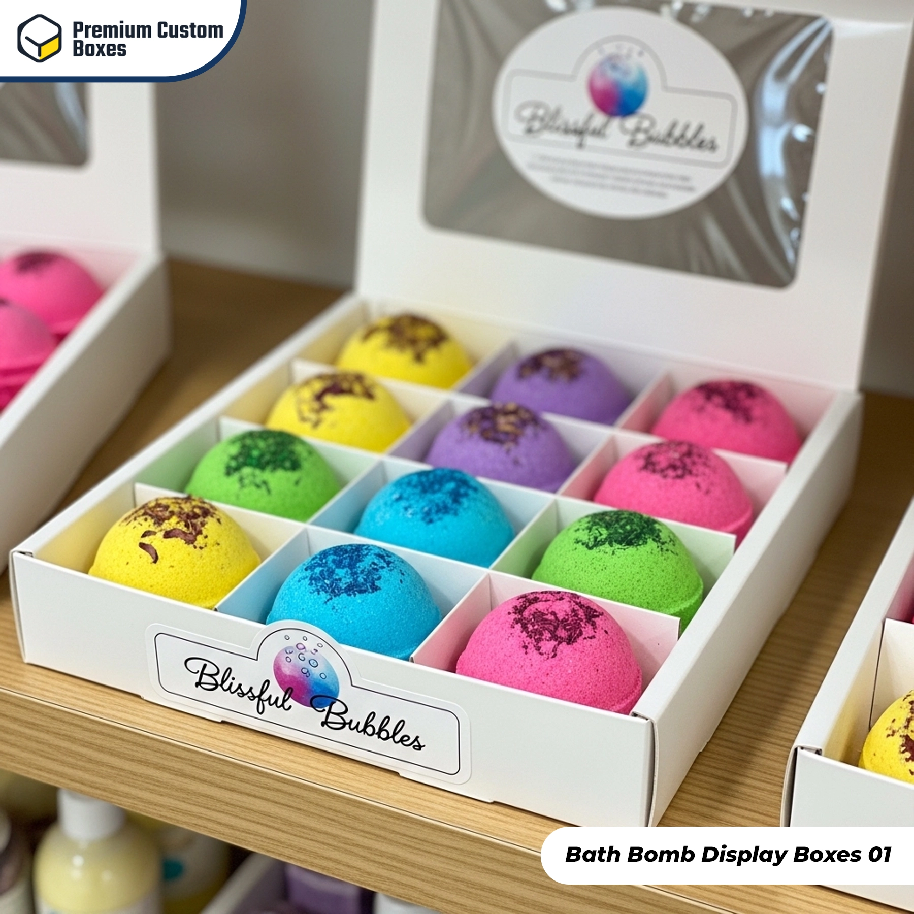 Bath Bomb Display Boxes