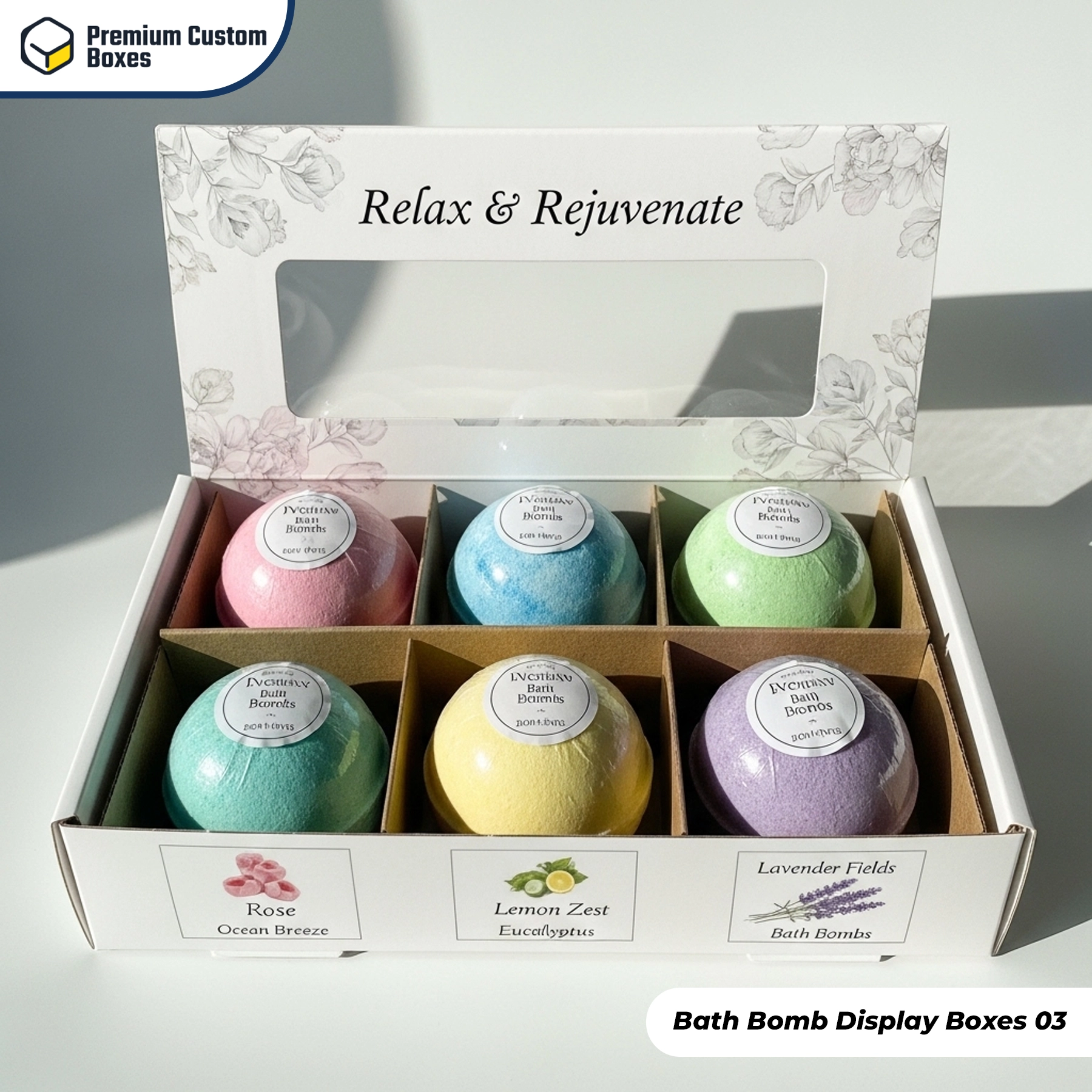 Bath Bomb Display Boxes