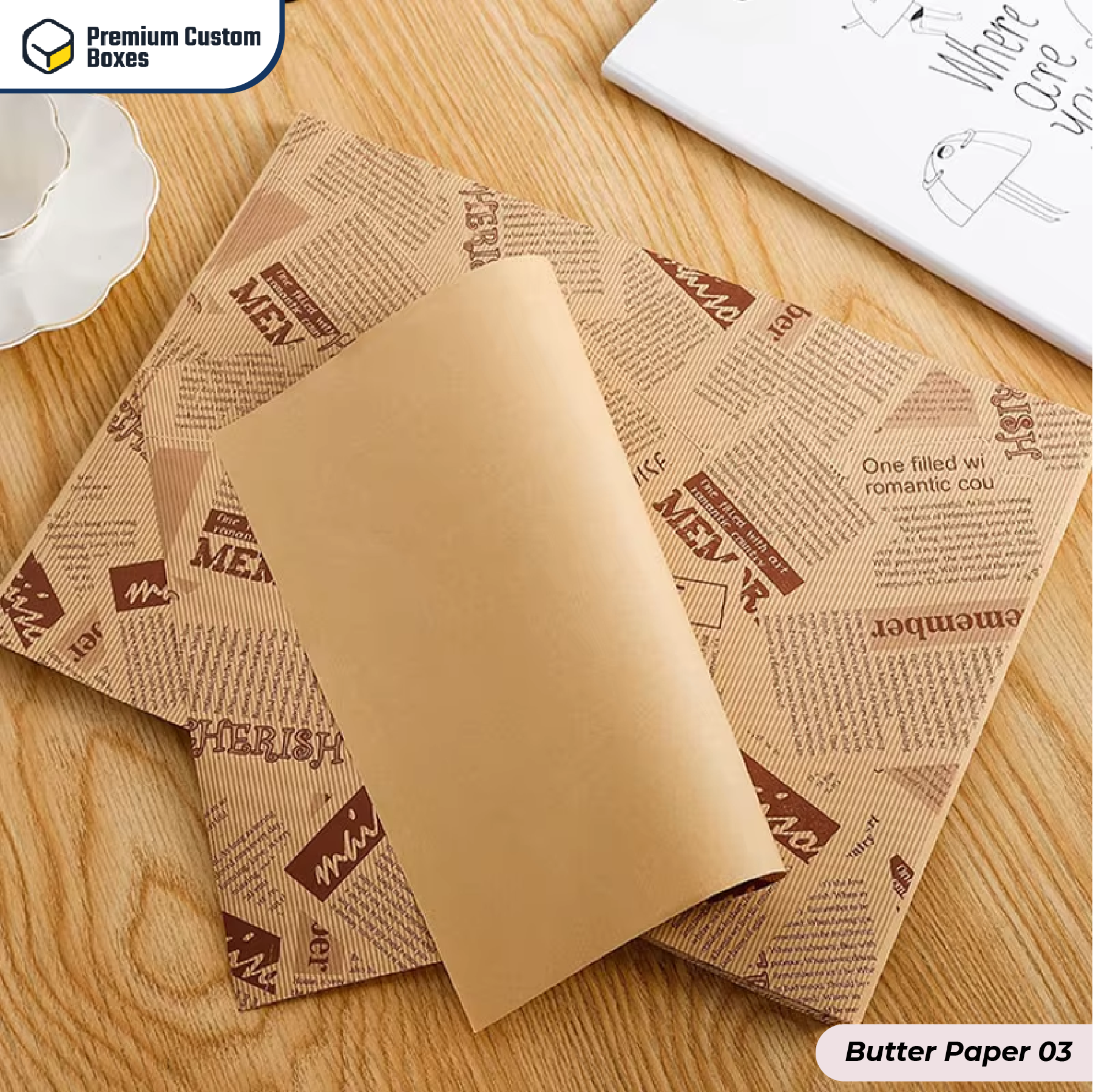 Custom Butter Paper