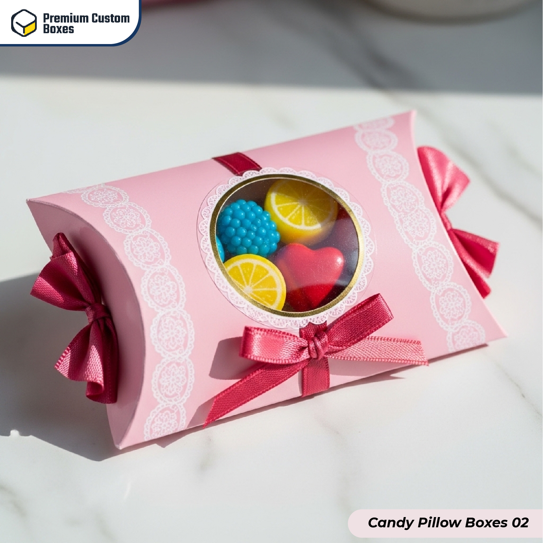 Custom Candy Pillow Boxes