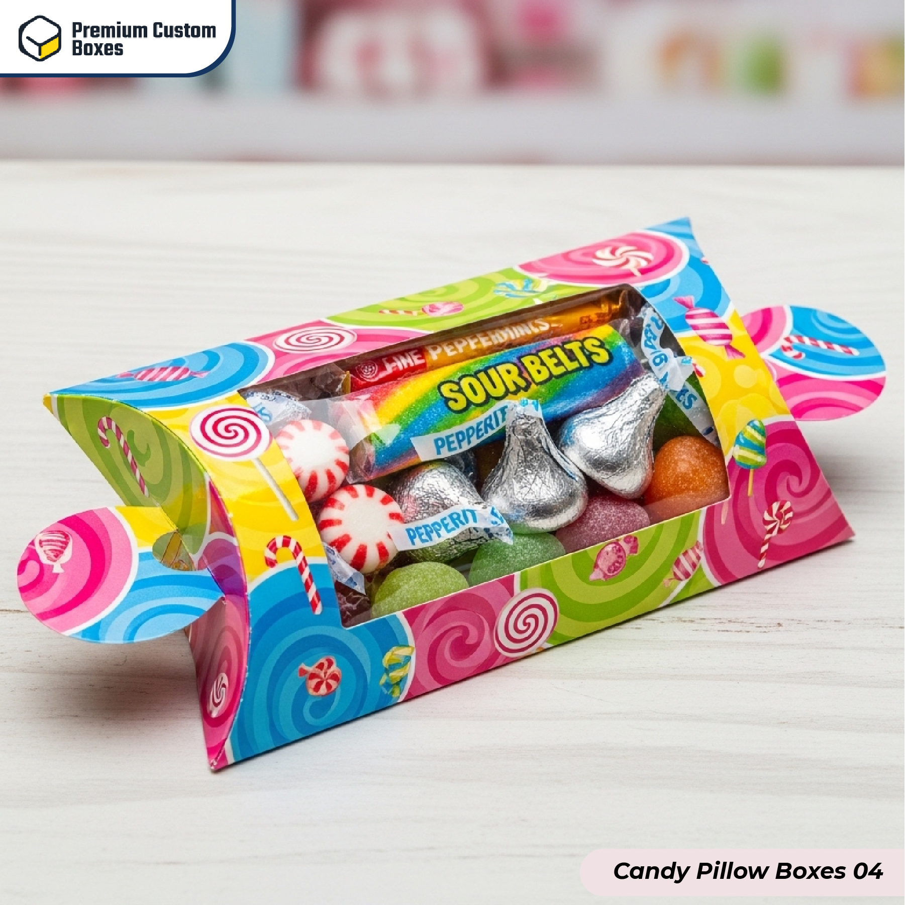 Custom Candy Pillow Boxes