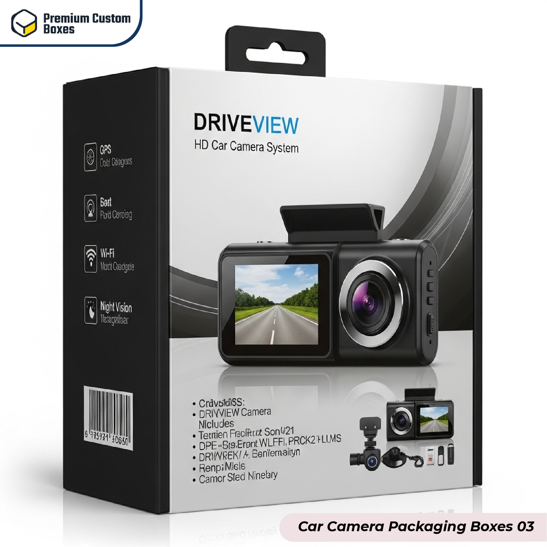 Car Camera Packaging Boxes