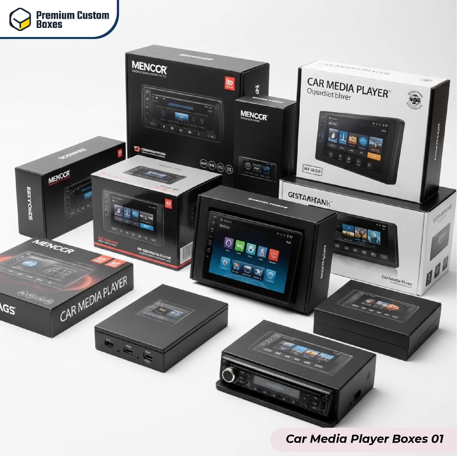 Custom Car Media Player Boxes