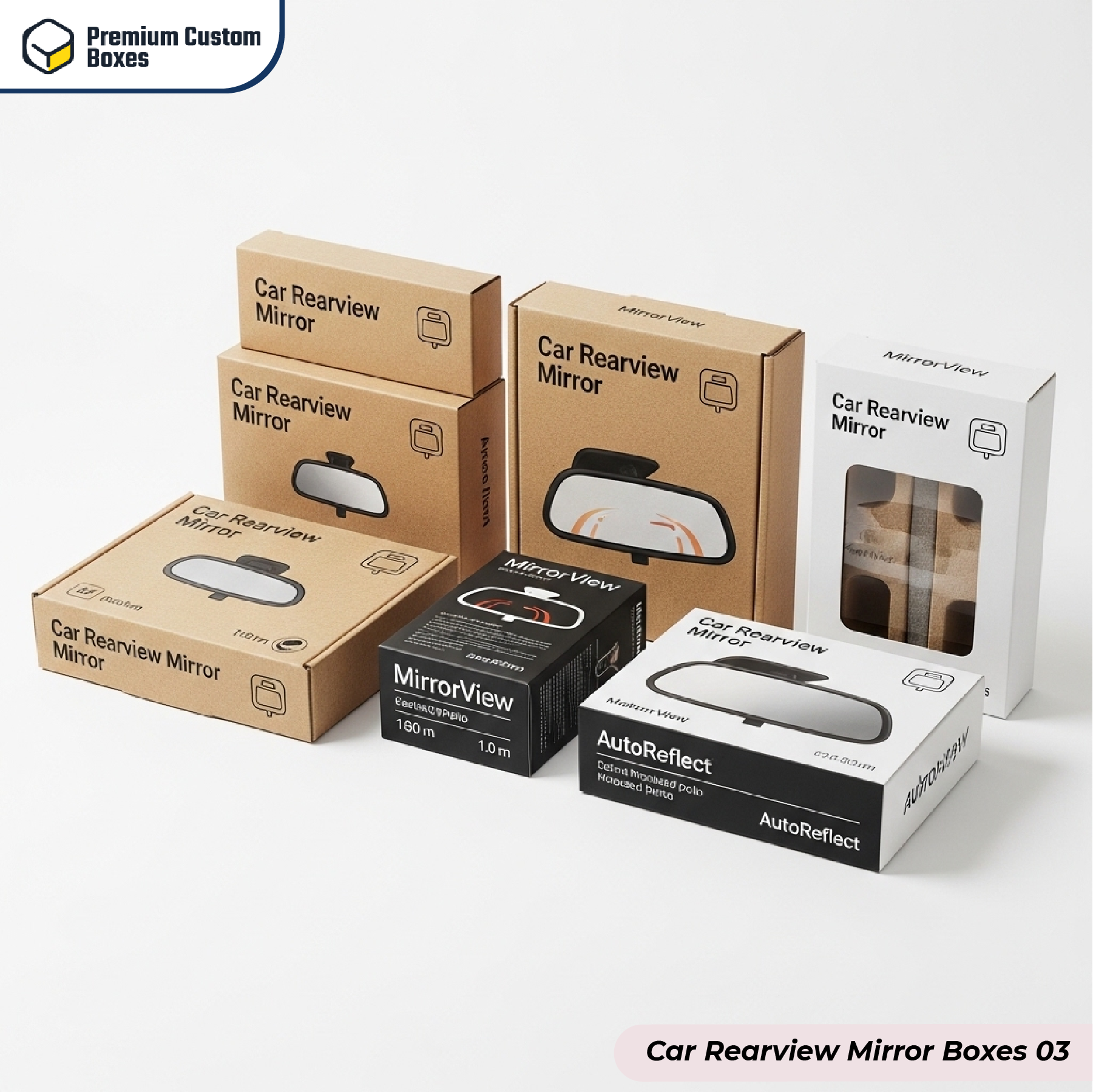 Custom Car Rearview Mirror Boxes