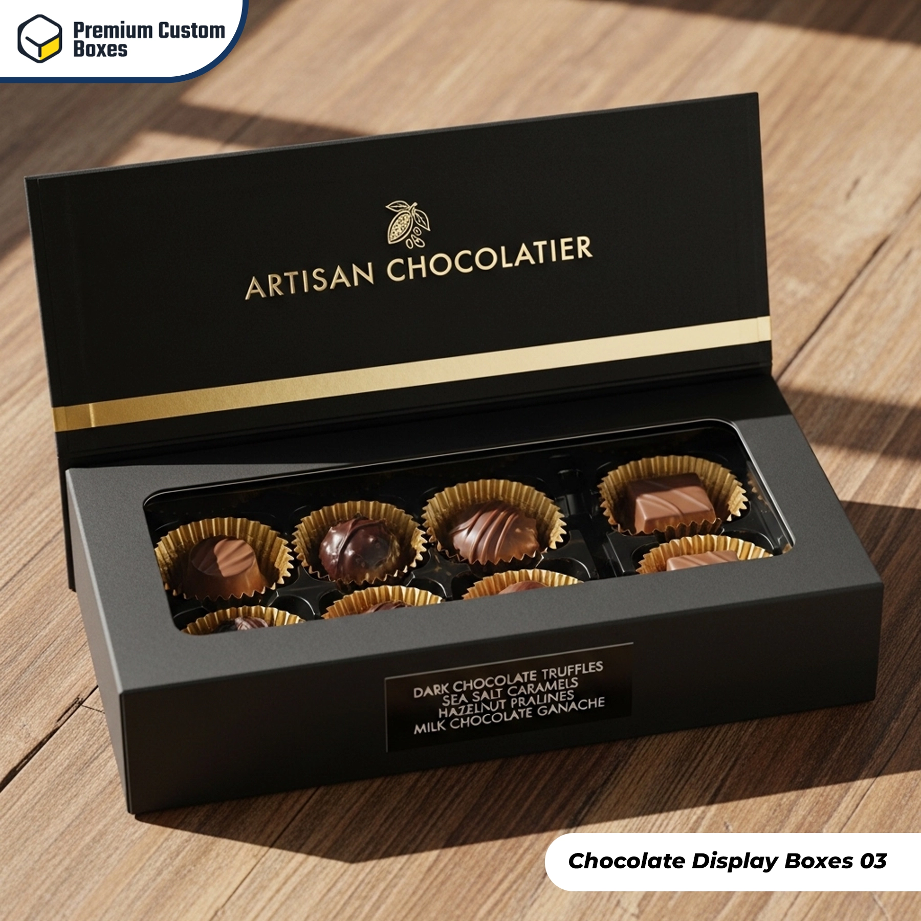 Custom Chocolate Display Boxes