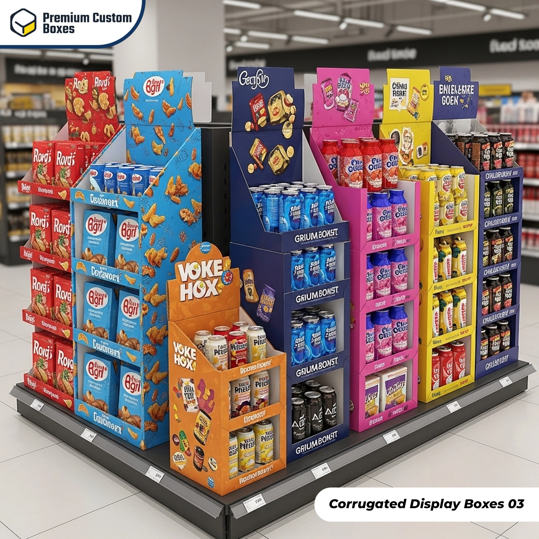 Custom Corrugated Display Boxes