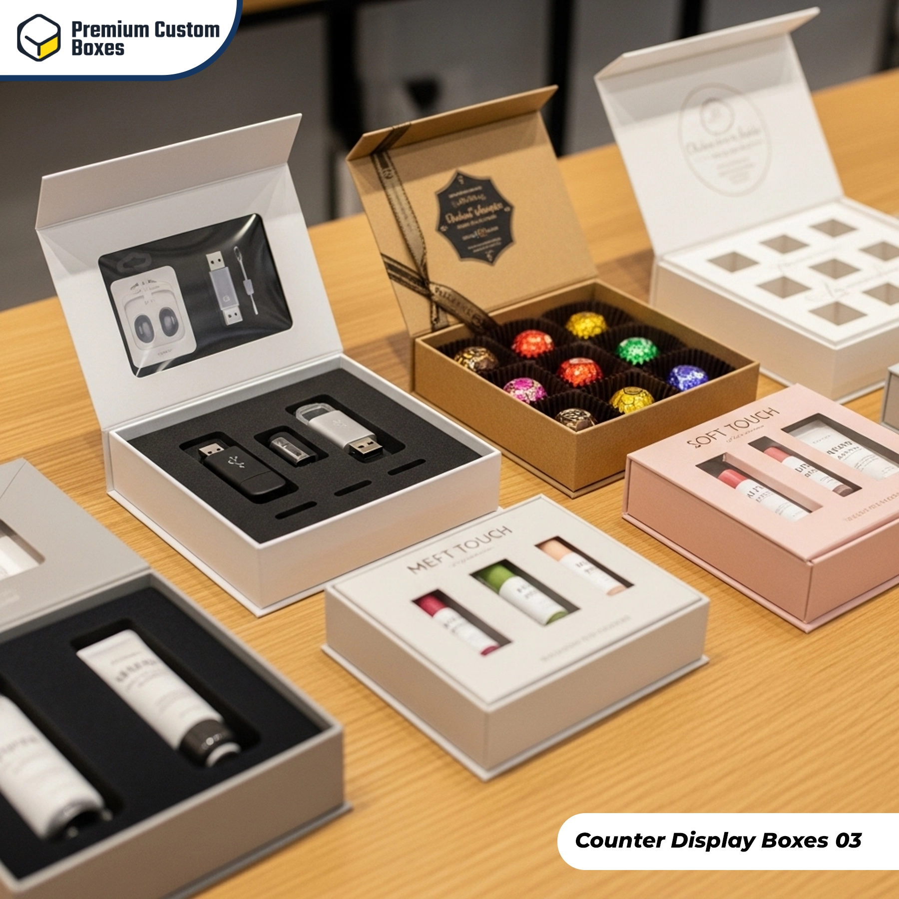 Custom Counter Display Boxes