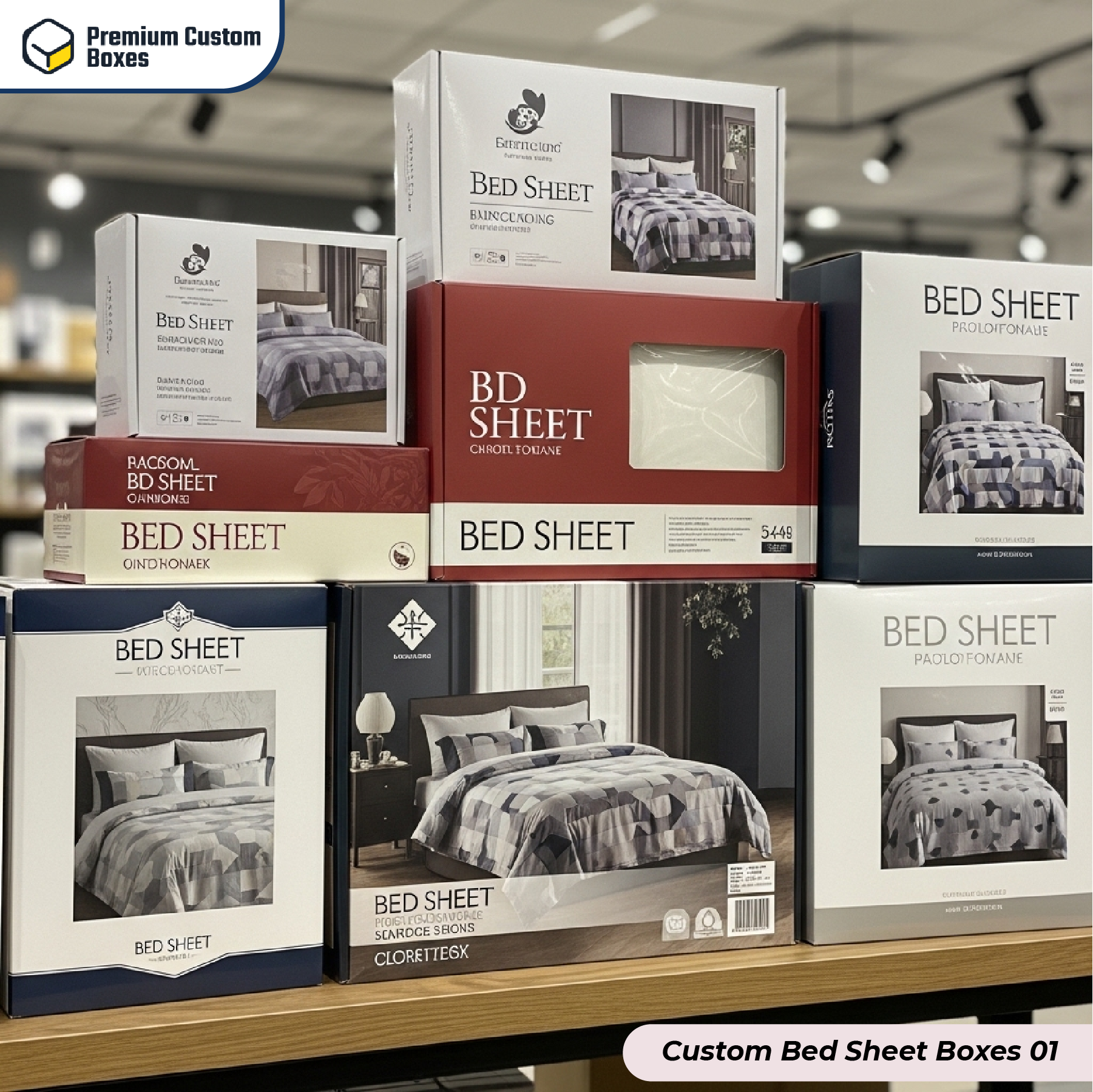 Custom Bed Sheet Boxes