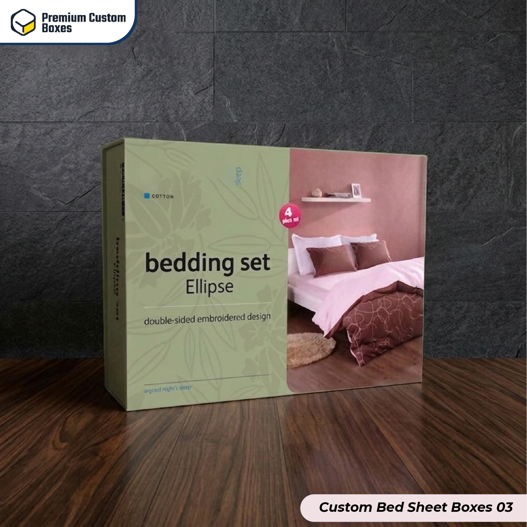 Custom Bed Sheet Boxes