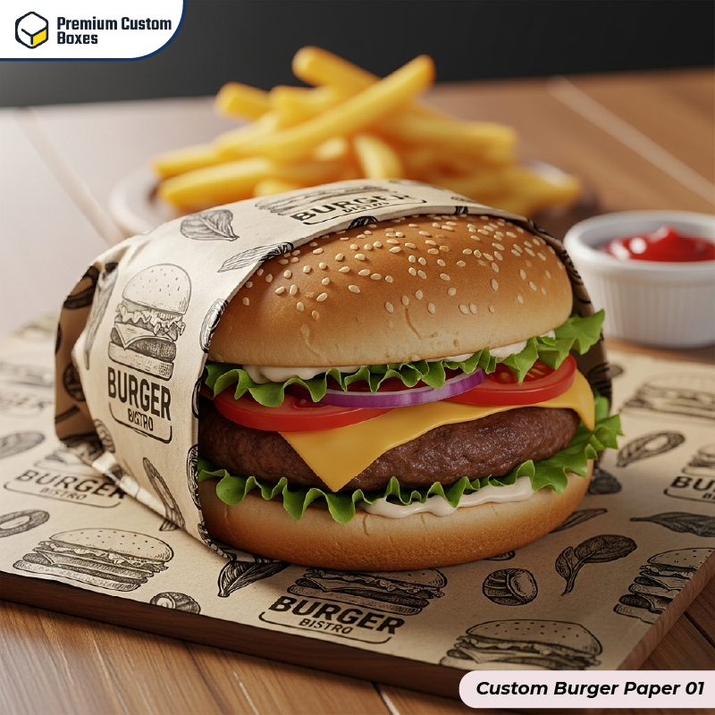 Custom Burger Paper