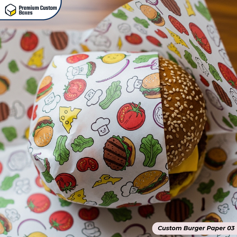Custom Burger Paper