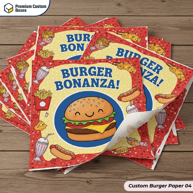 Custom Burger Paper