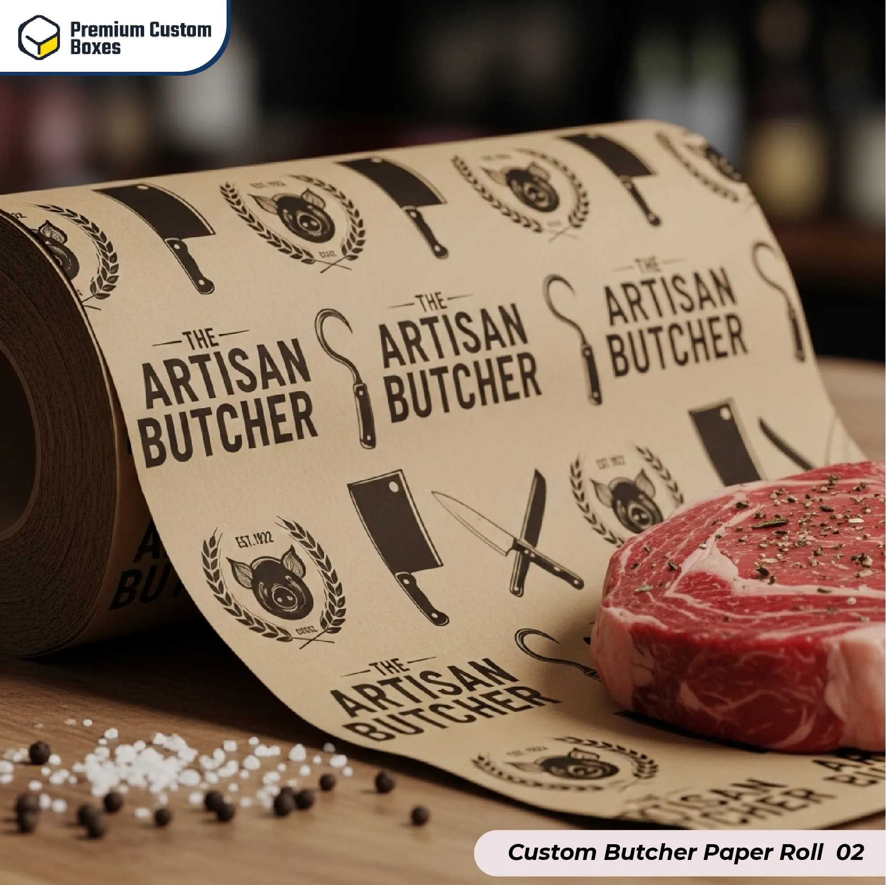 Custom Butcher Paper Roll