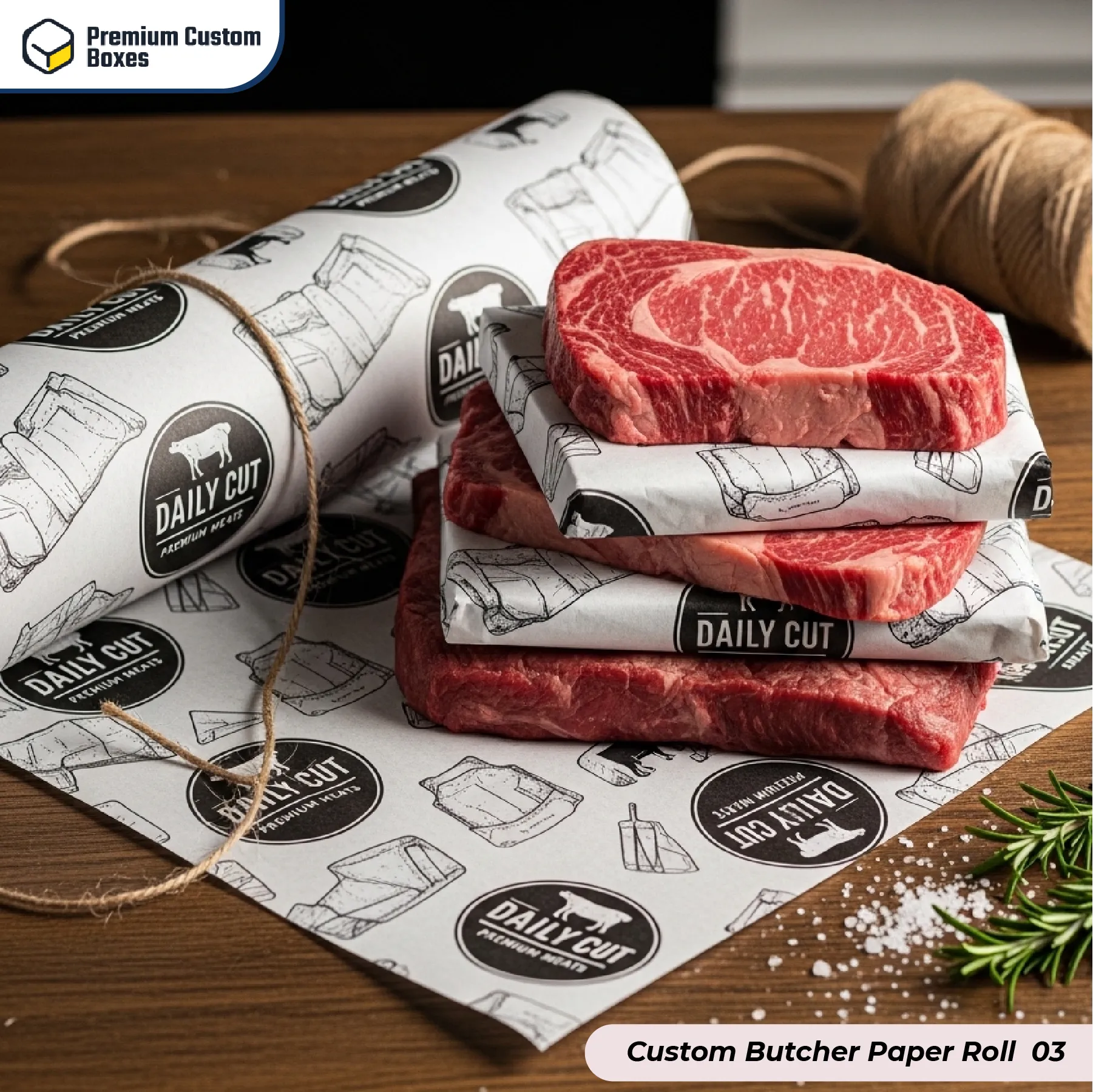 Custom Butcher Paper Roll