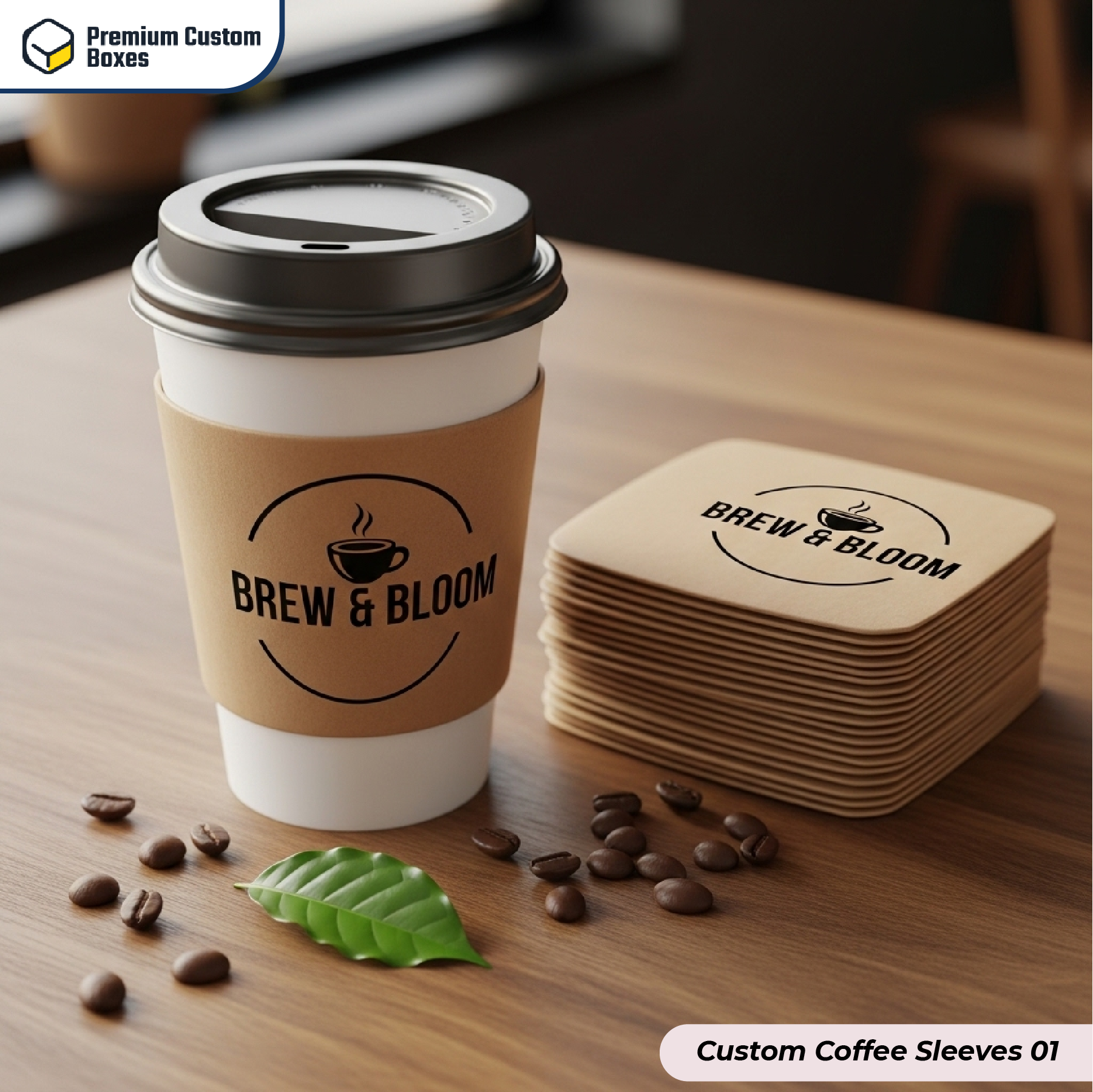 Custom Coffee Sleeves
