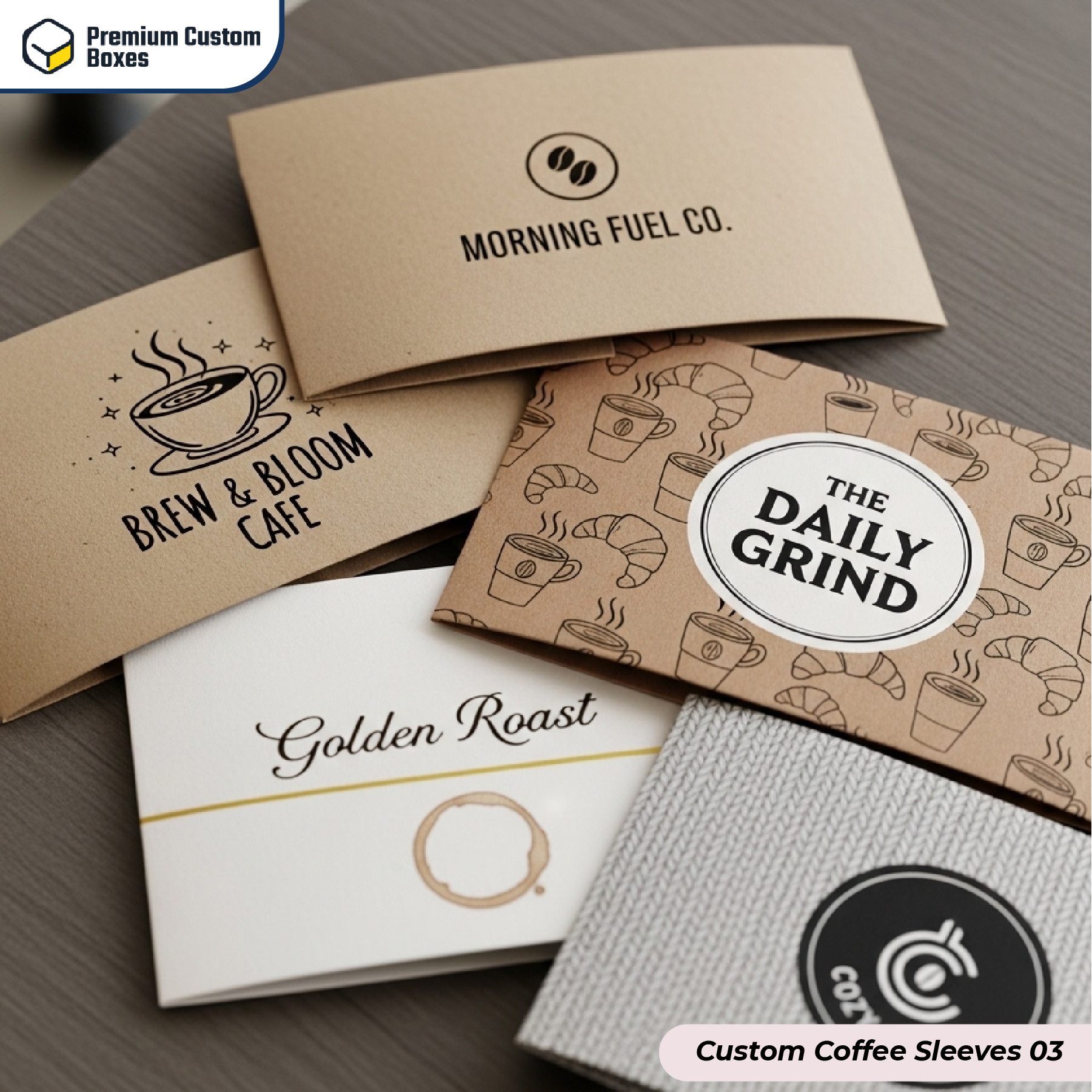 Custom Coffee Sleeves