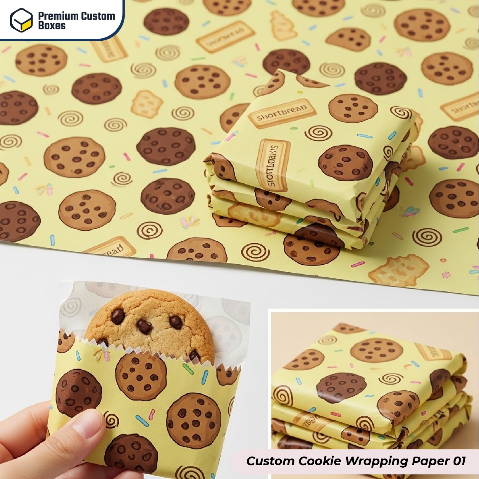 Custom Cookie Wrapping Paper
