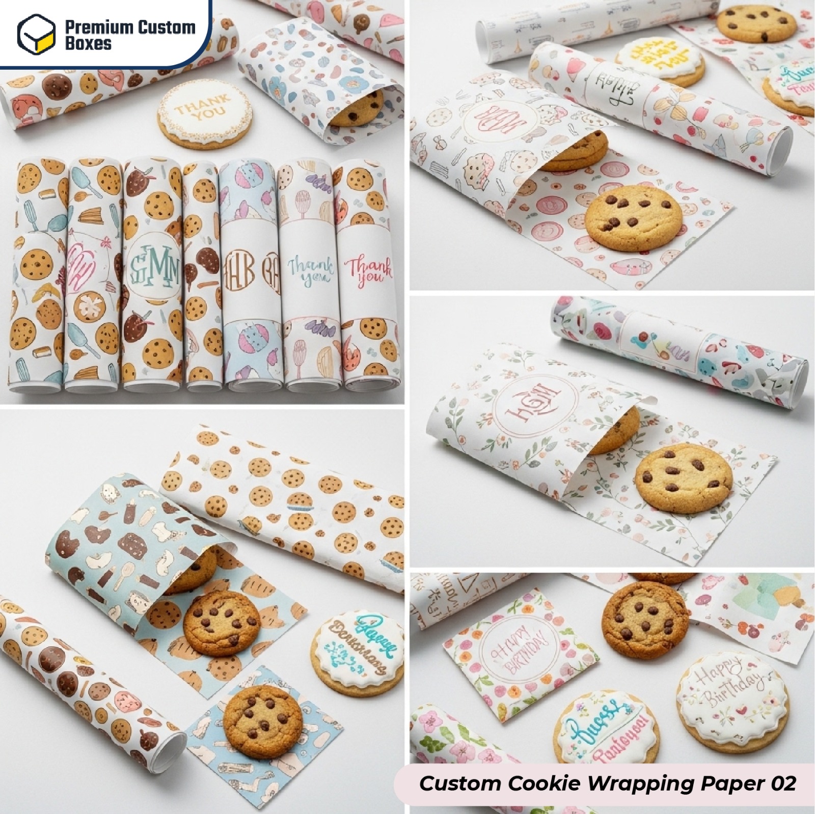 Custom Cookie Wrapping Paper