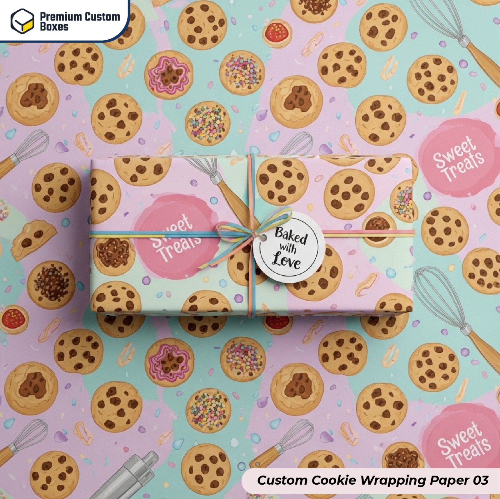 Custom Cookie Wrapping Paper