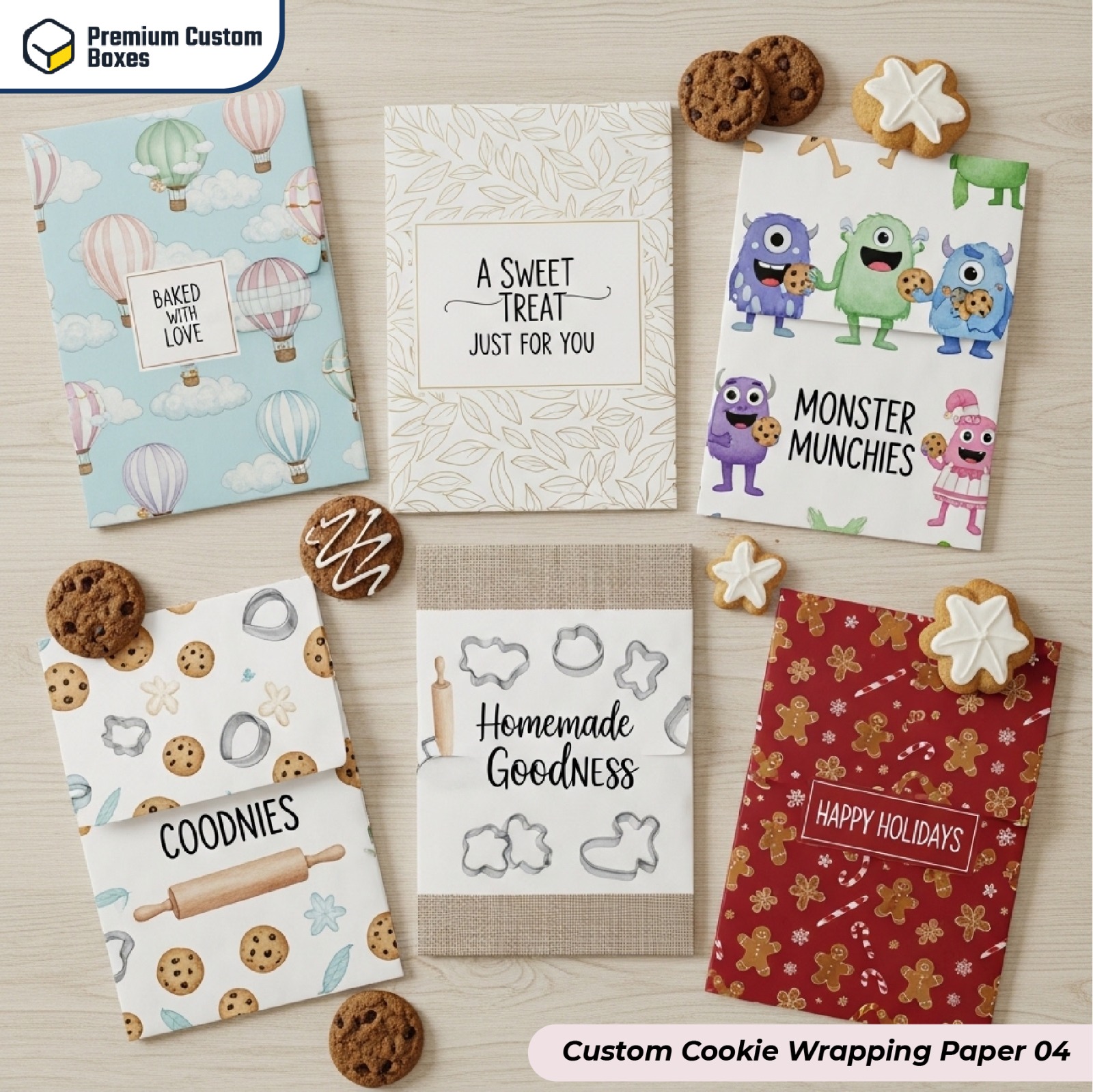 Custom Cookie Wrapping Paper