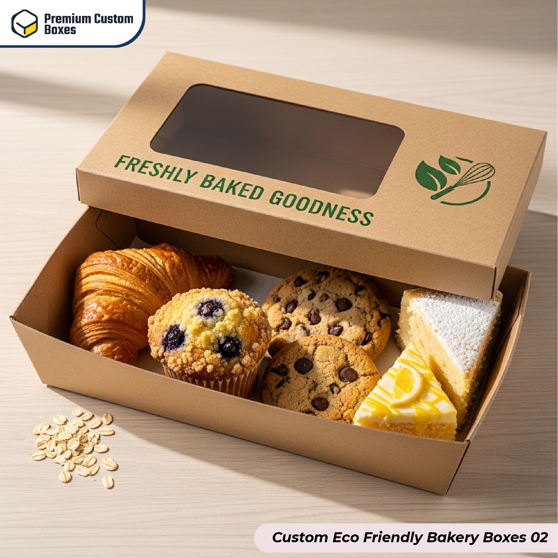 Custom Eco Friendly Bakery Boxes