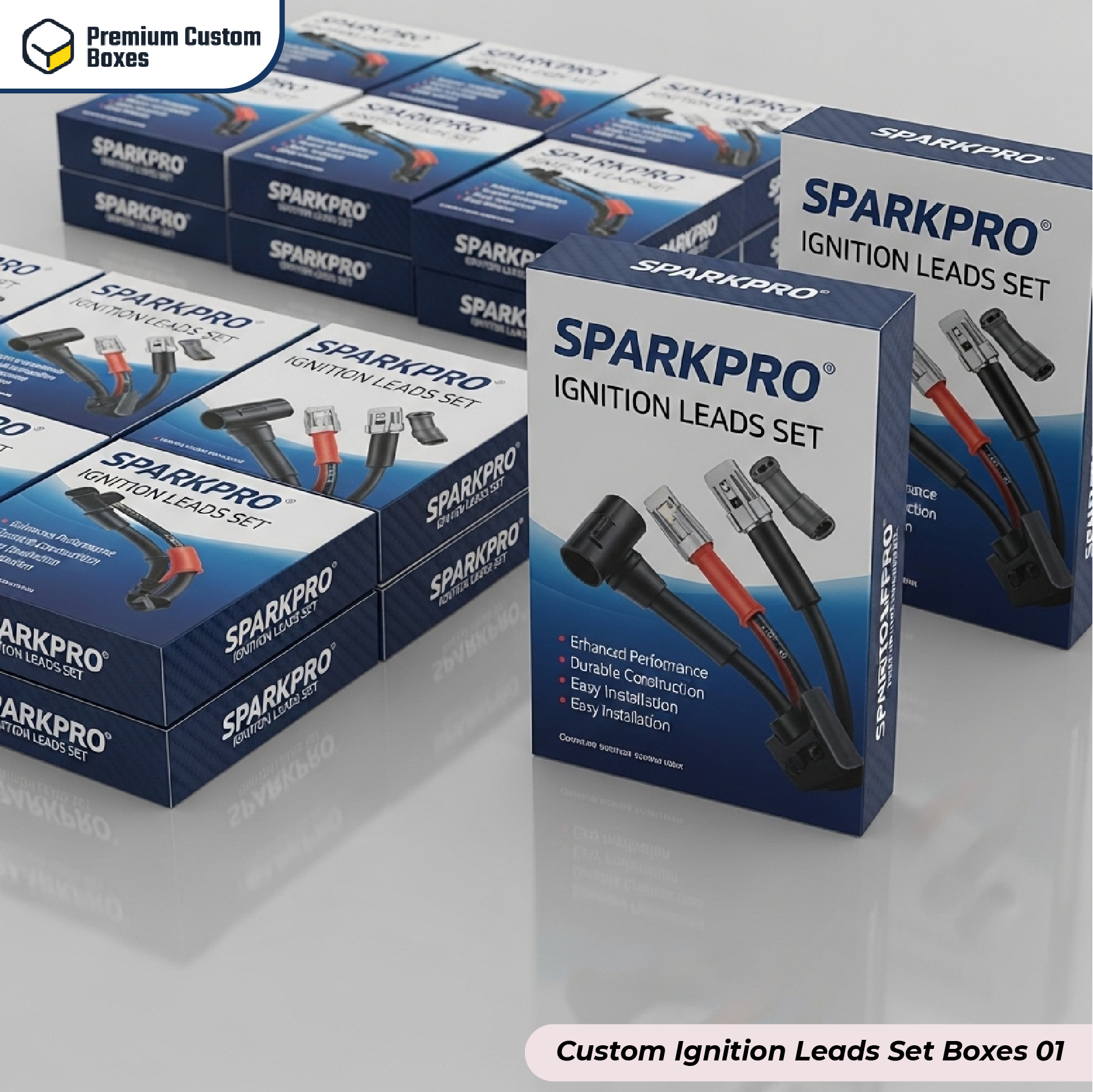 Custom Ignition Leads Set Boxes