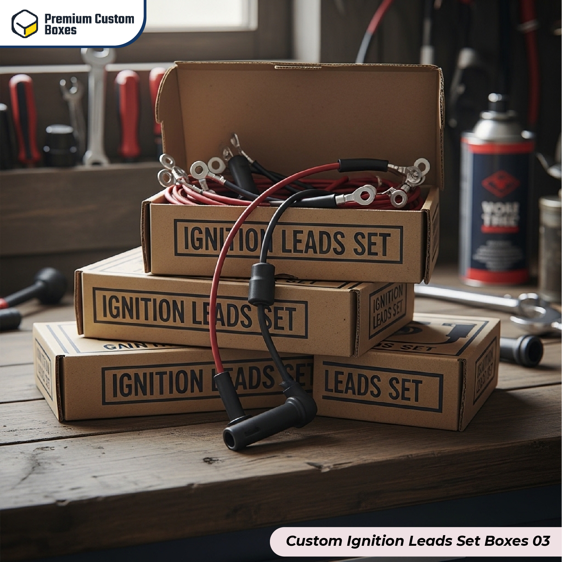 Custom Ignition Leads Set Boxes