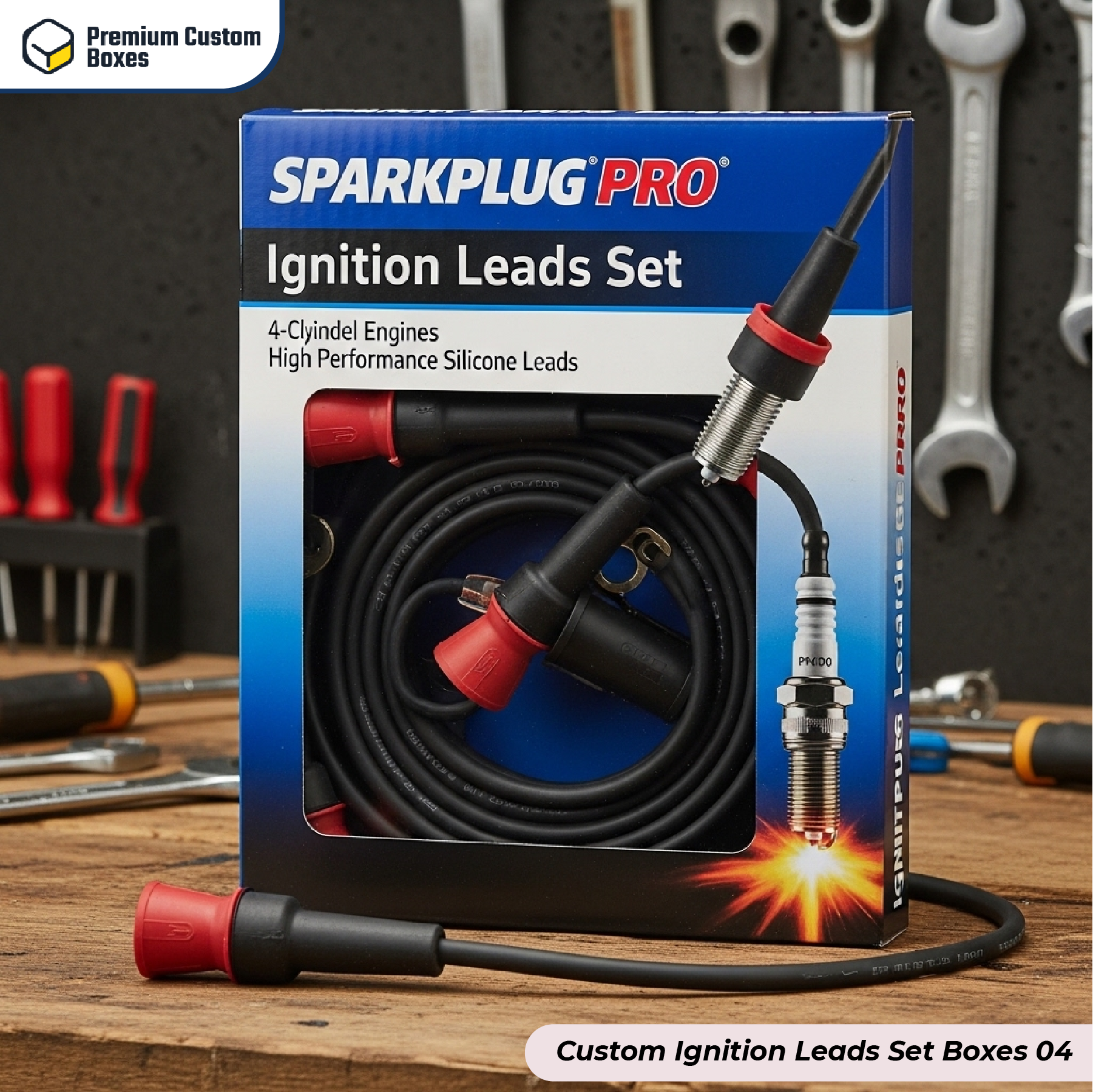 Custom Ignition Leads Set Boxes
