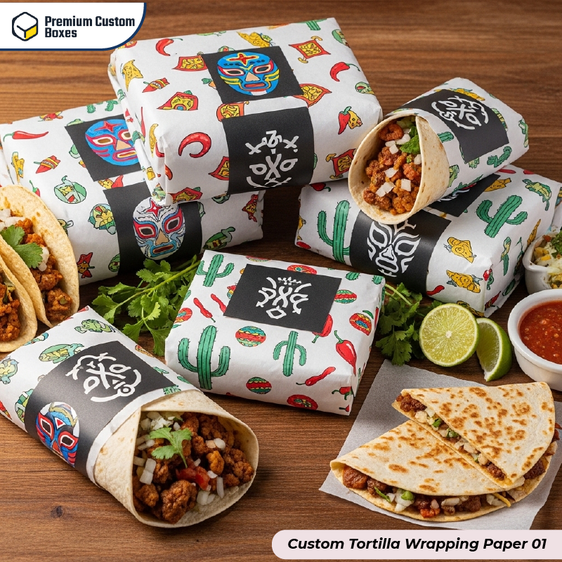 Custom Tortilla Wrapping Paper