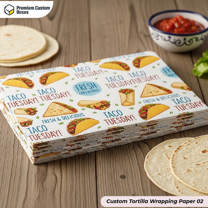 Custom Tortilla Wrapping Paper
