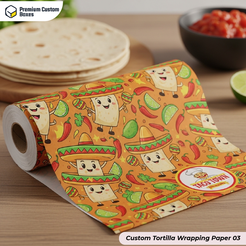 Custom Tortilla Wrapping Paper