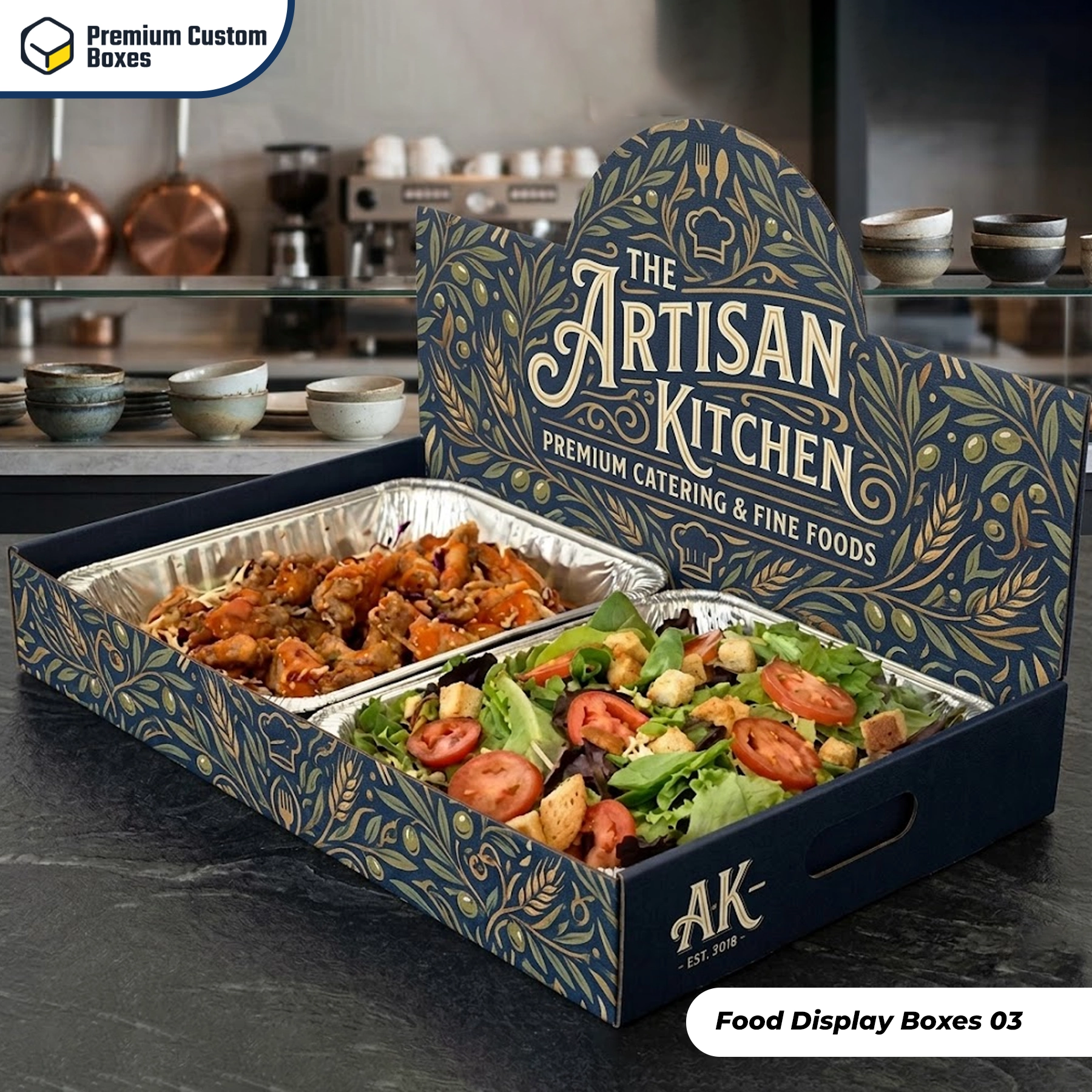 Custom Food Display Boxes