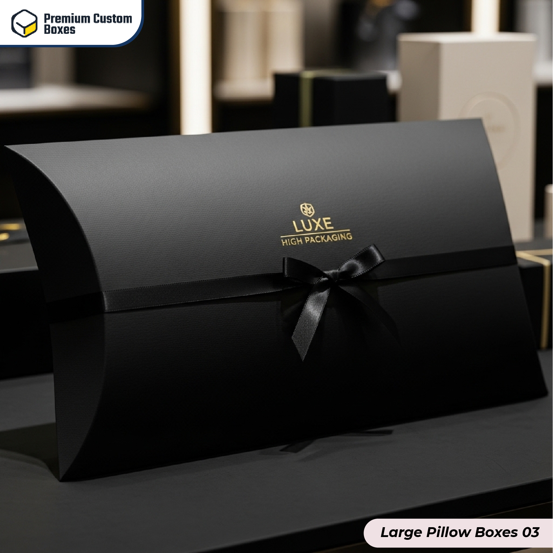 Custom Large Pillow Boxes