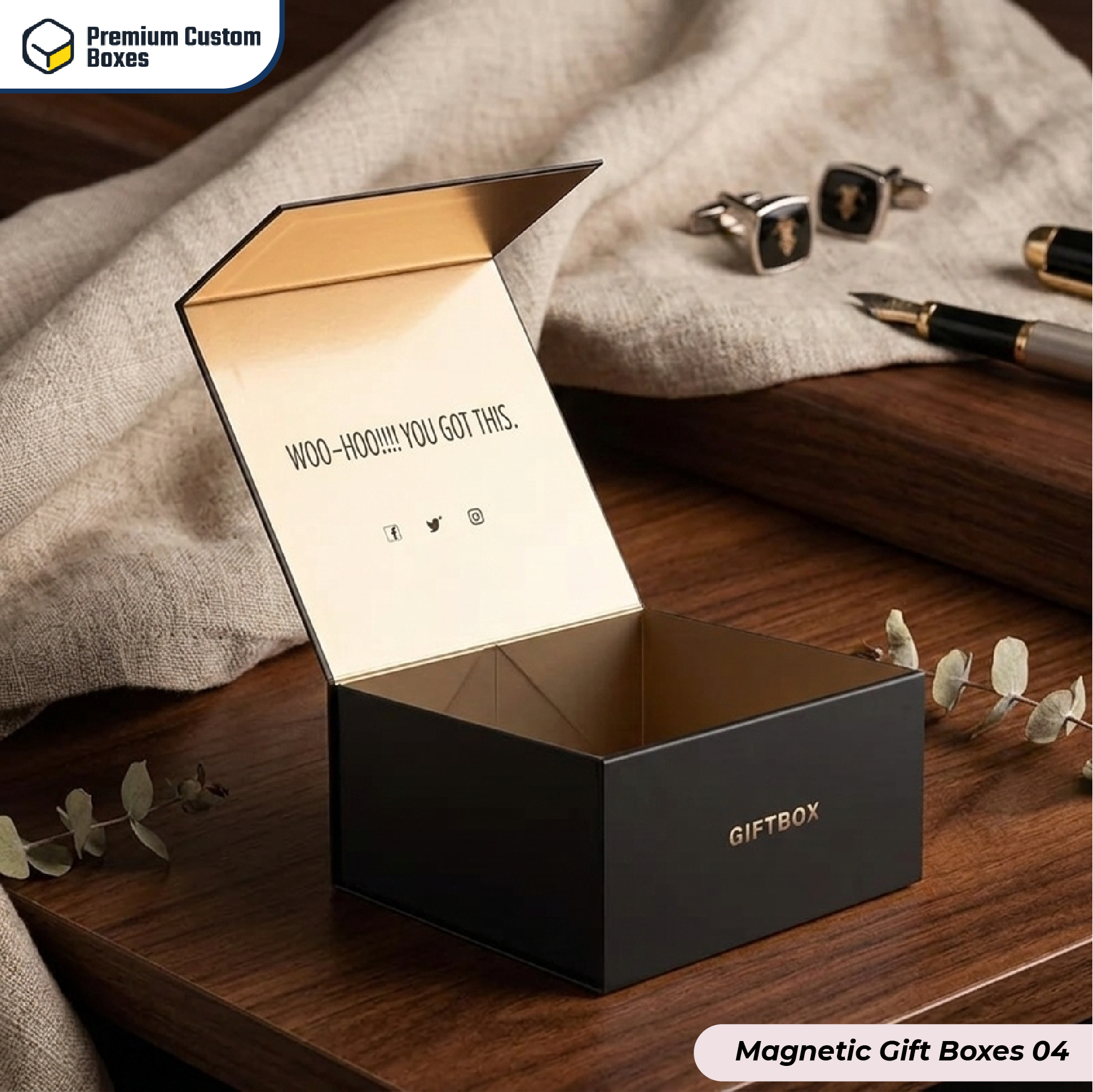 Custom Magnetic Gift Boxes