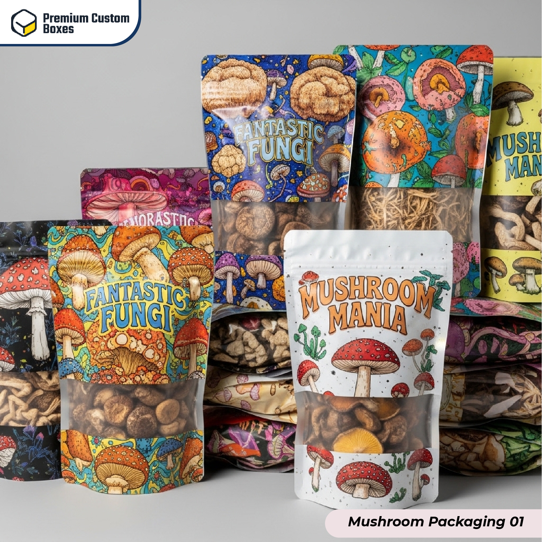 Custom Mushroom Packaging