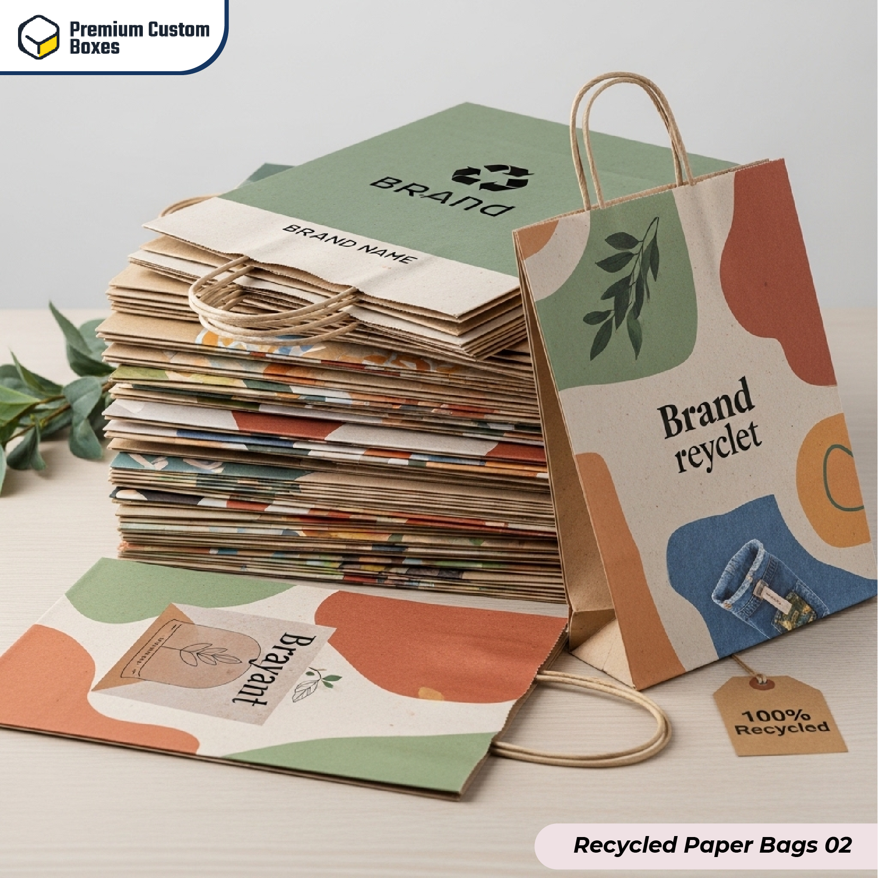 Custom Recycled Paper Bags