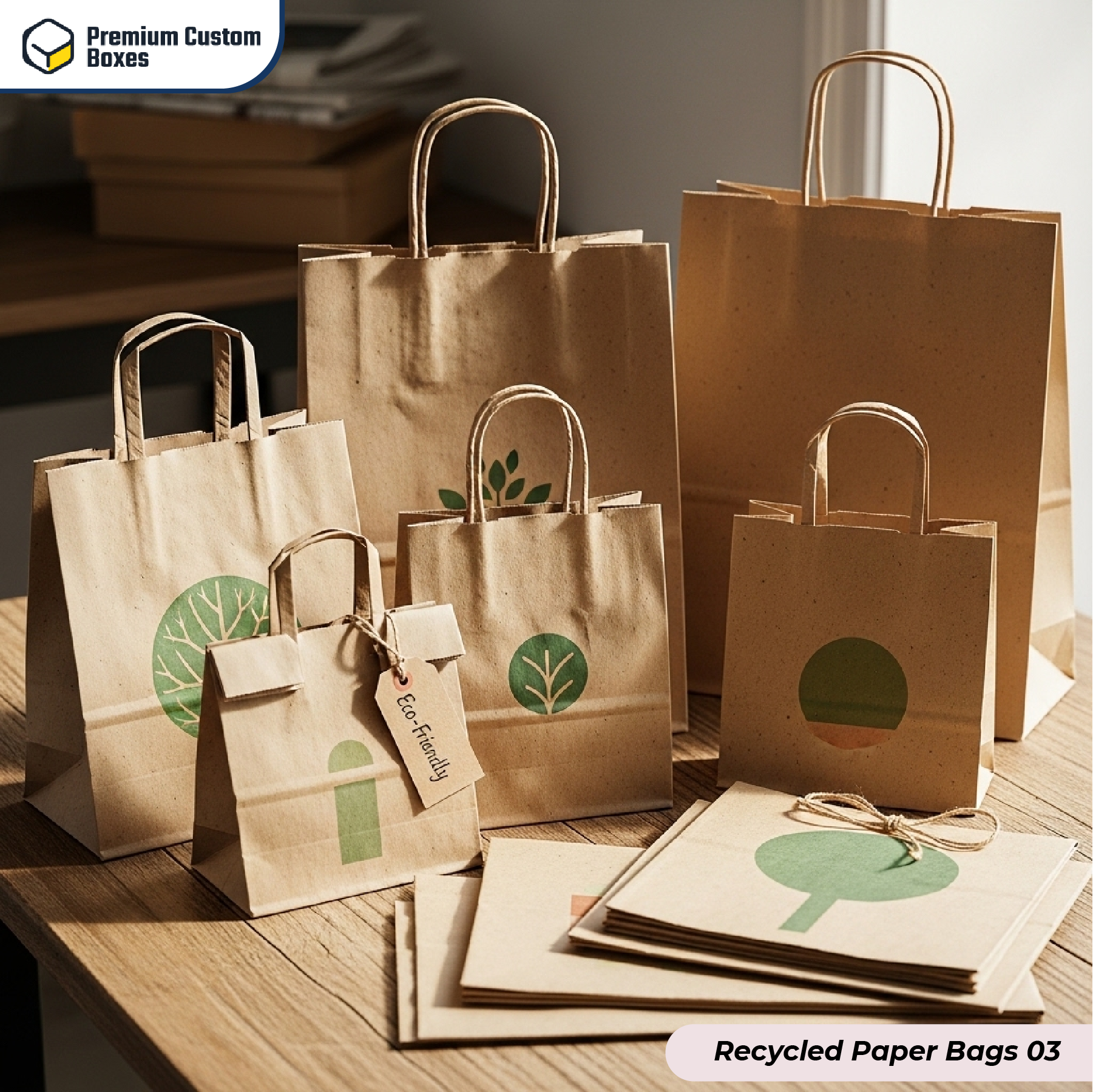 Custom Recycled Paper Bags