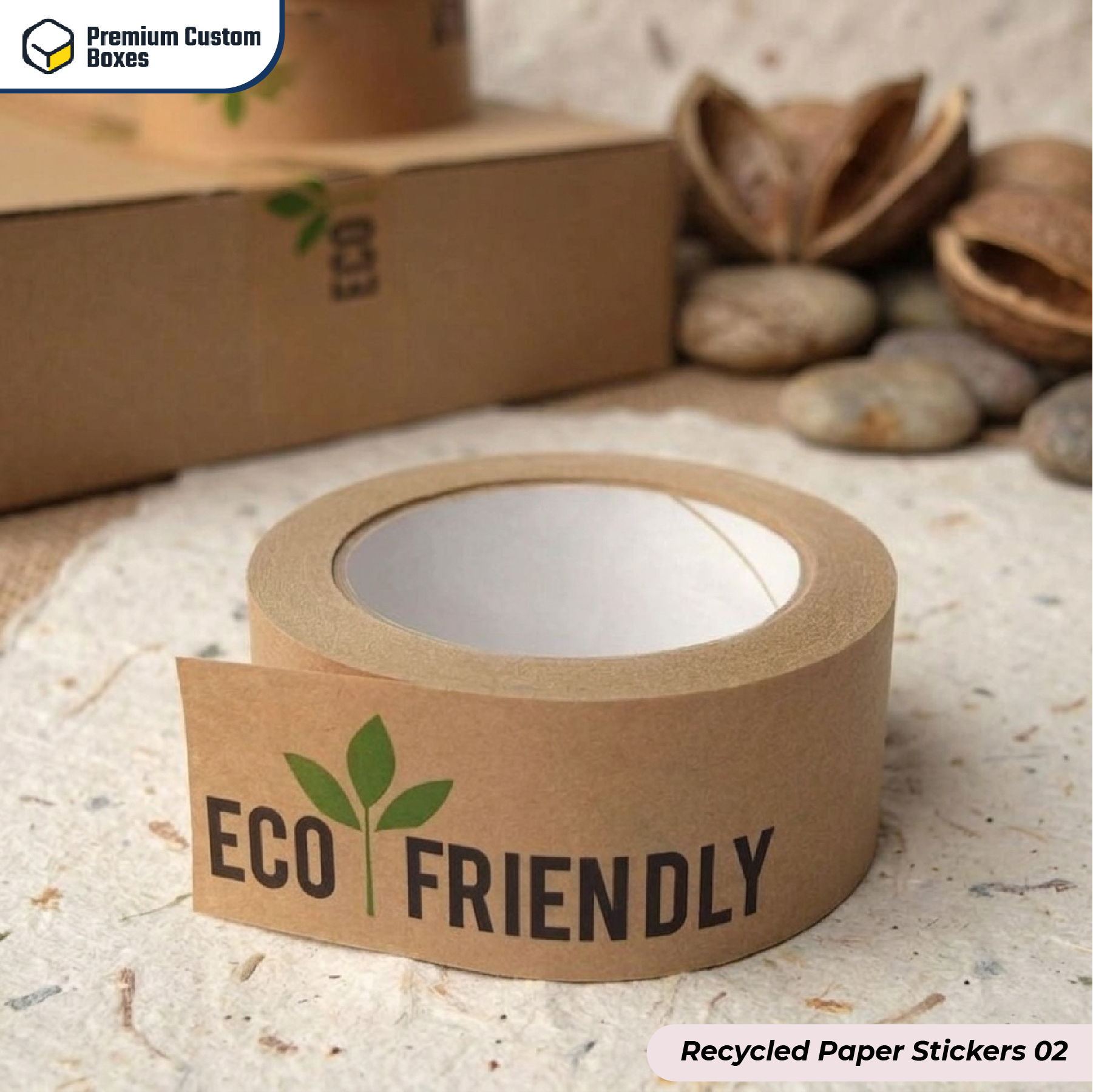 Custom Recycled Paper Stickers