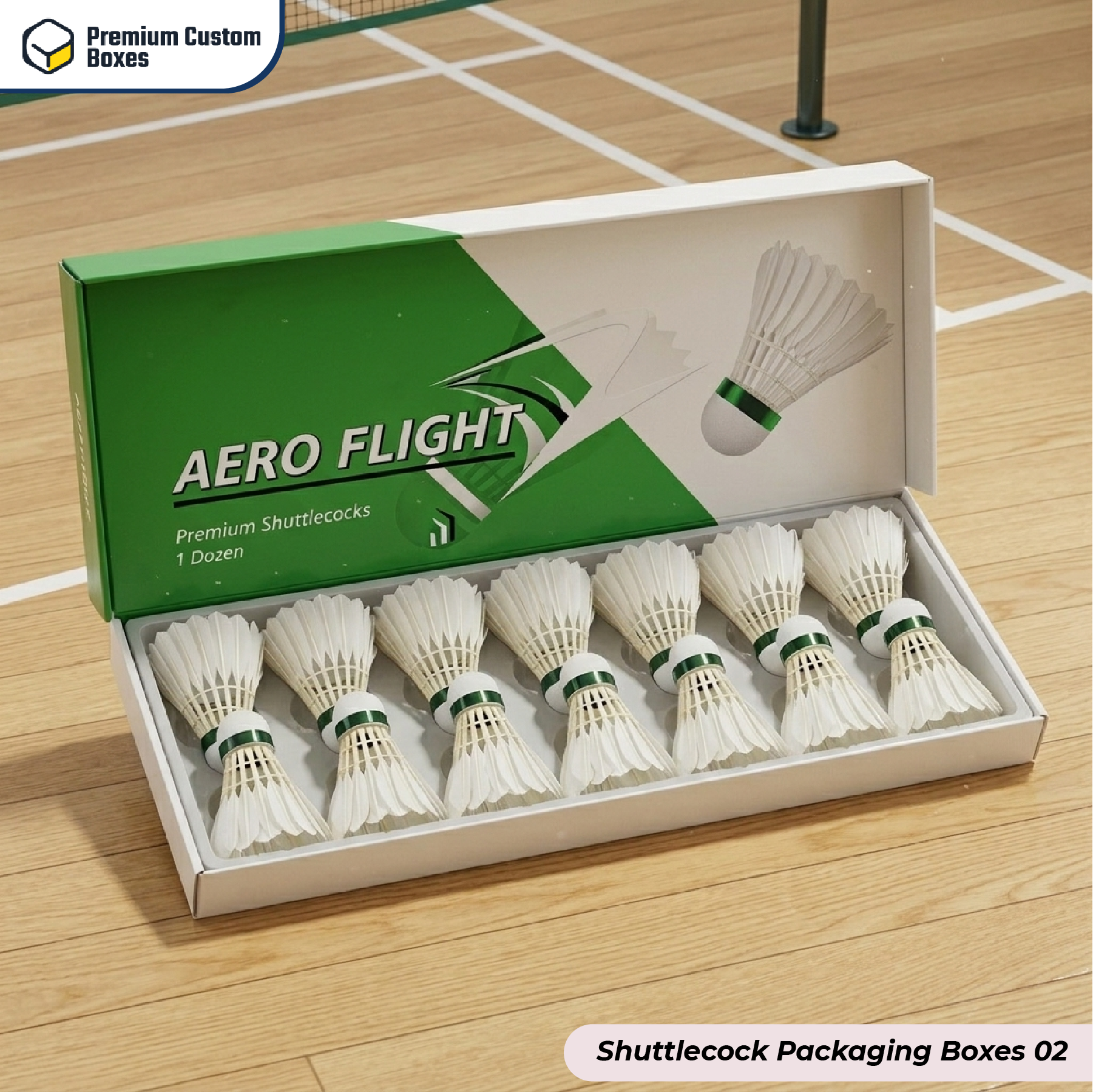 Custom Shuttlecock Packaging Boxes