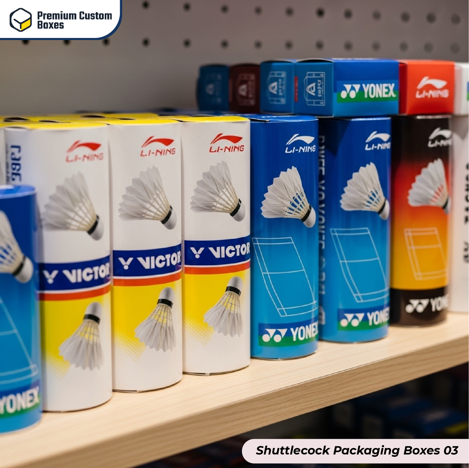Custom Shuttlecock Packaging Boxes