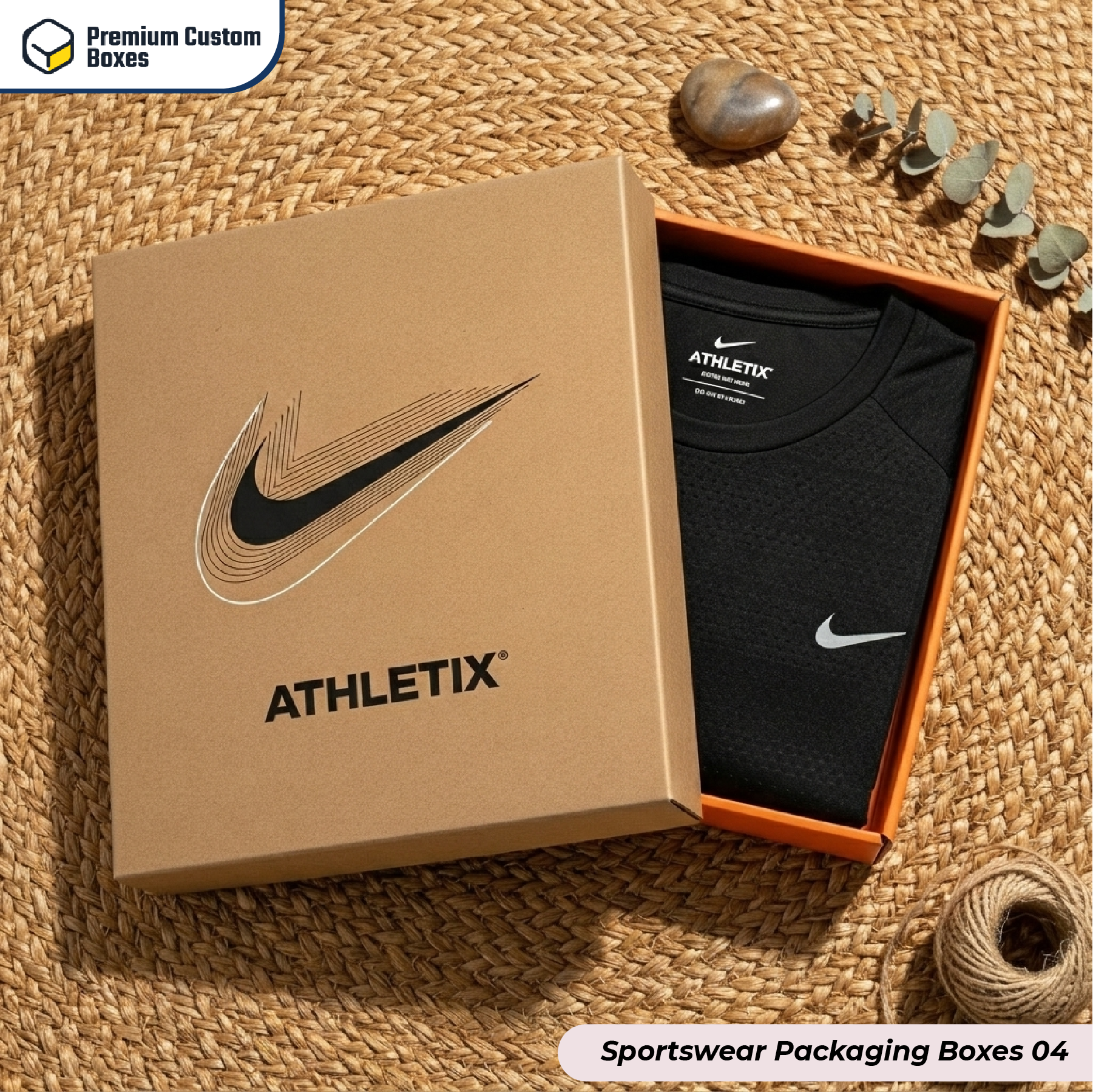 Custom Sportswear Packaging Boxes