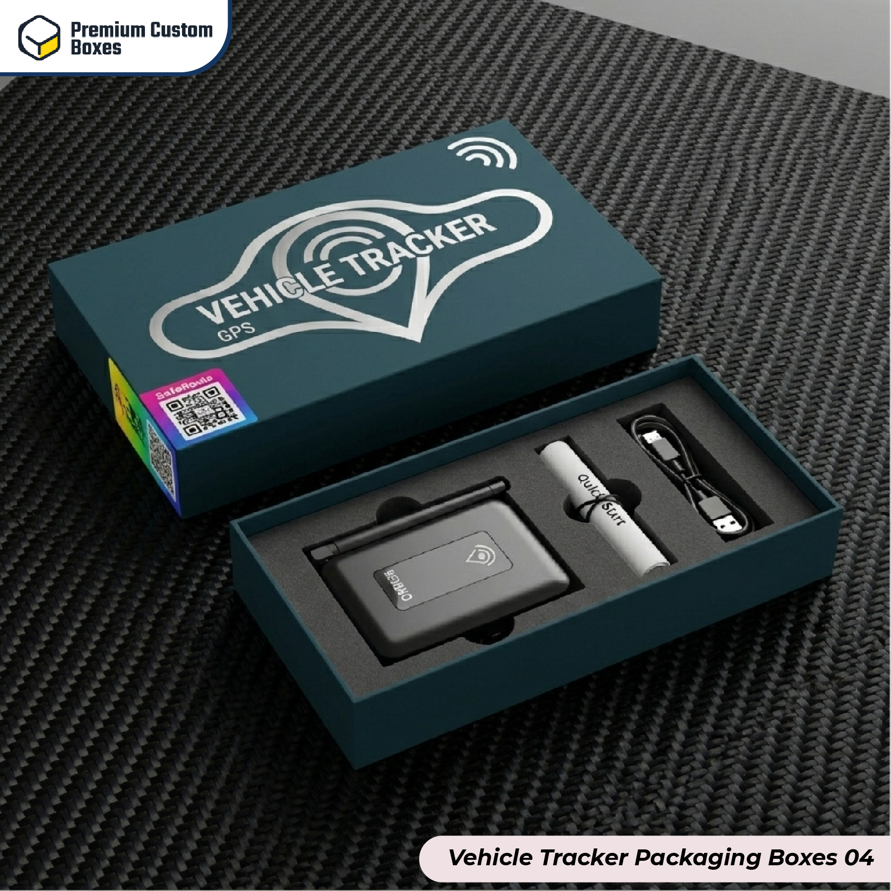 Custom Vehicle Tracker Packaging Boxes