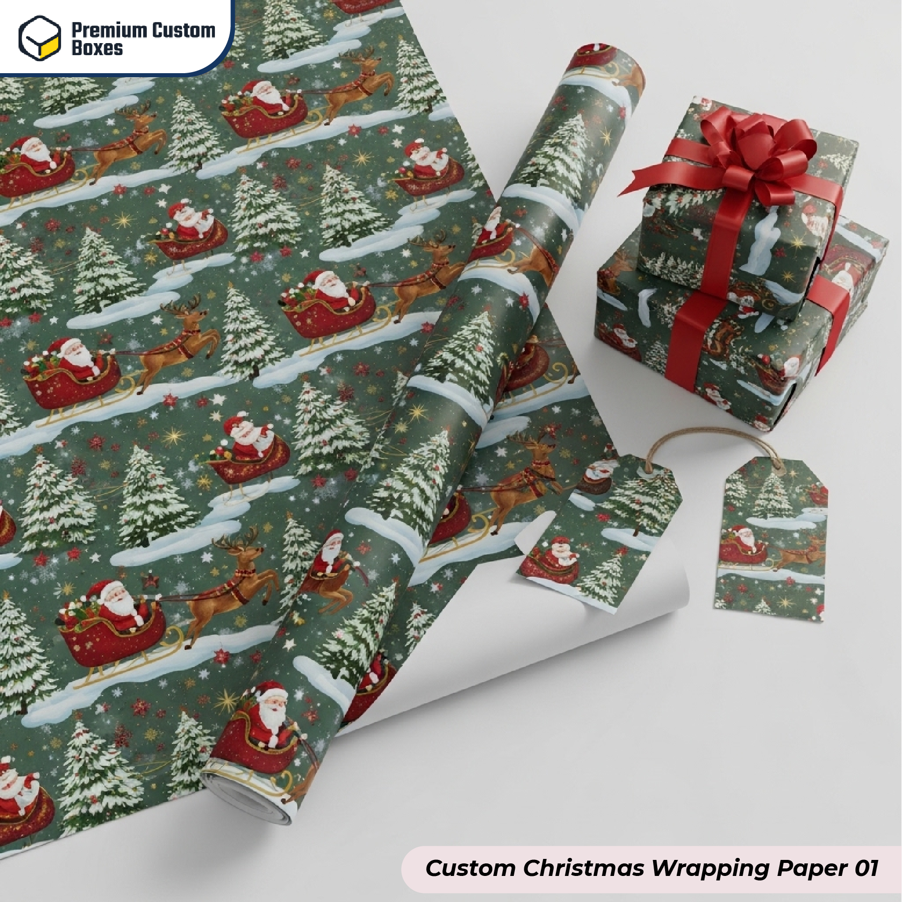 Custom Christmas Wrapping Paper