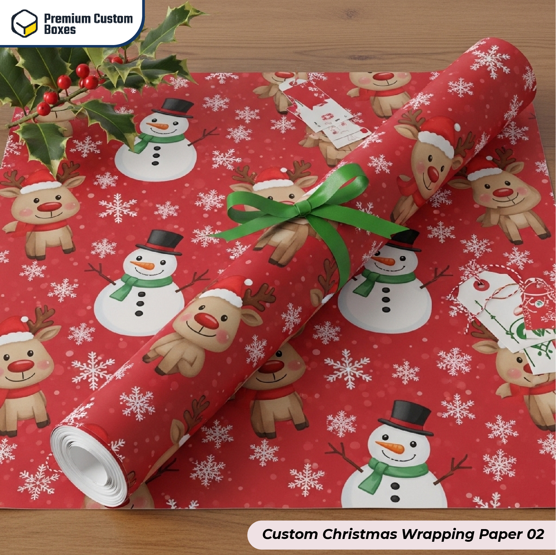 Custom Christmas Wrapping Paper