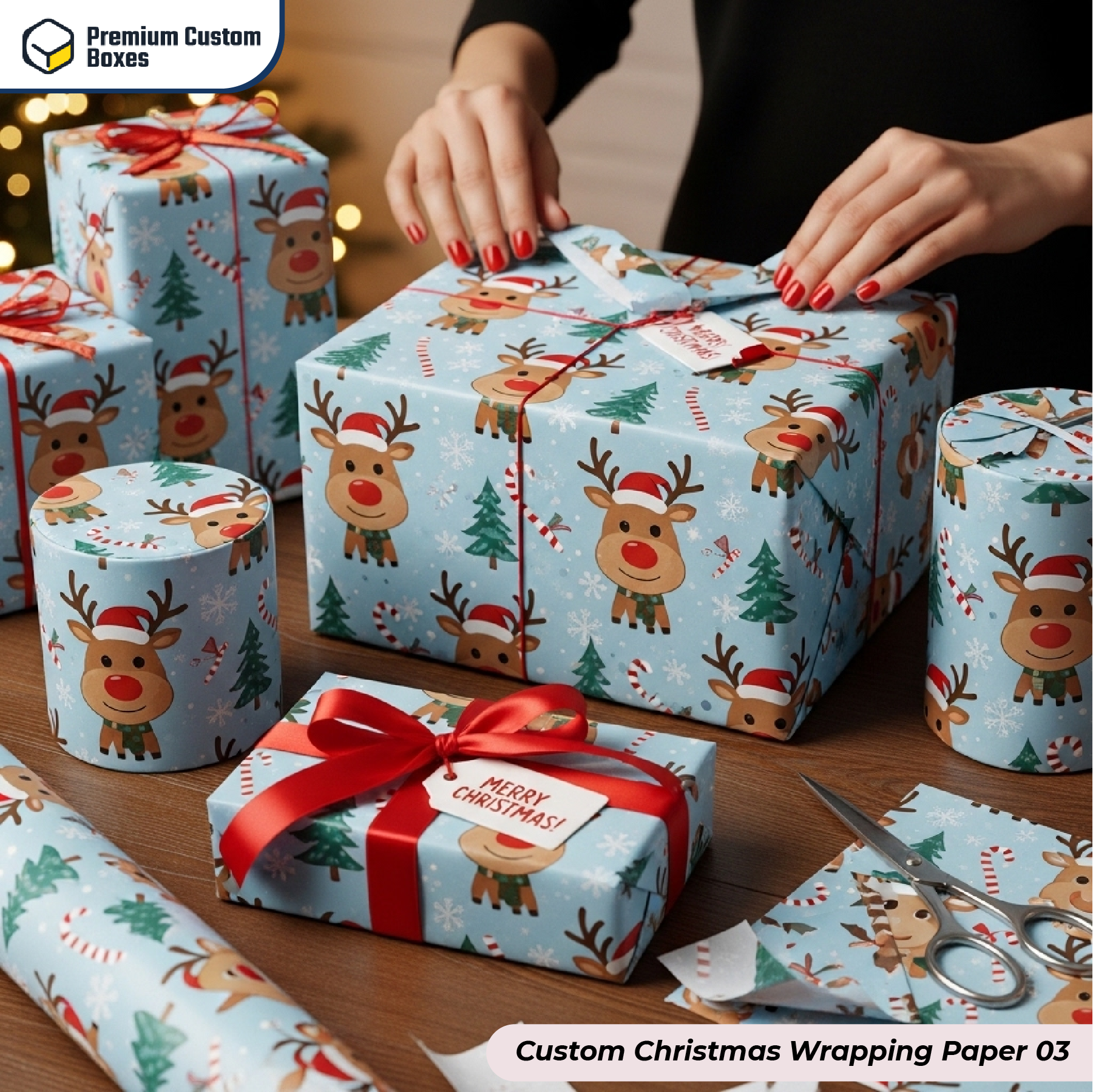 Custom Christmas Wrapping Paper